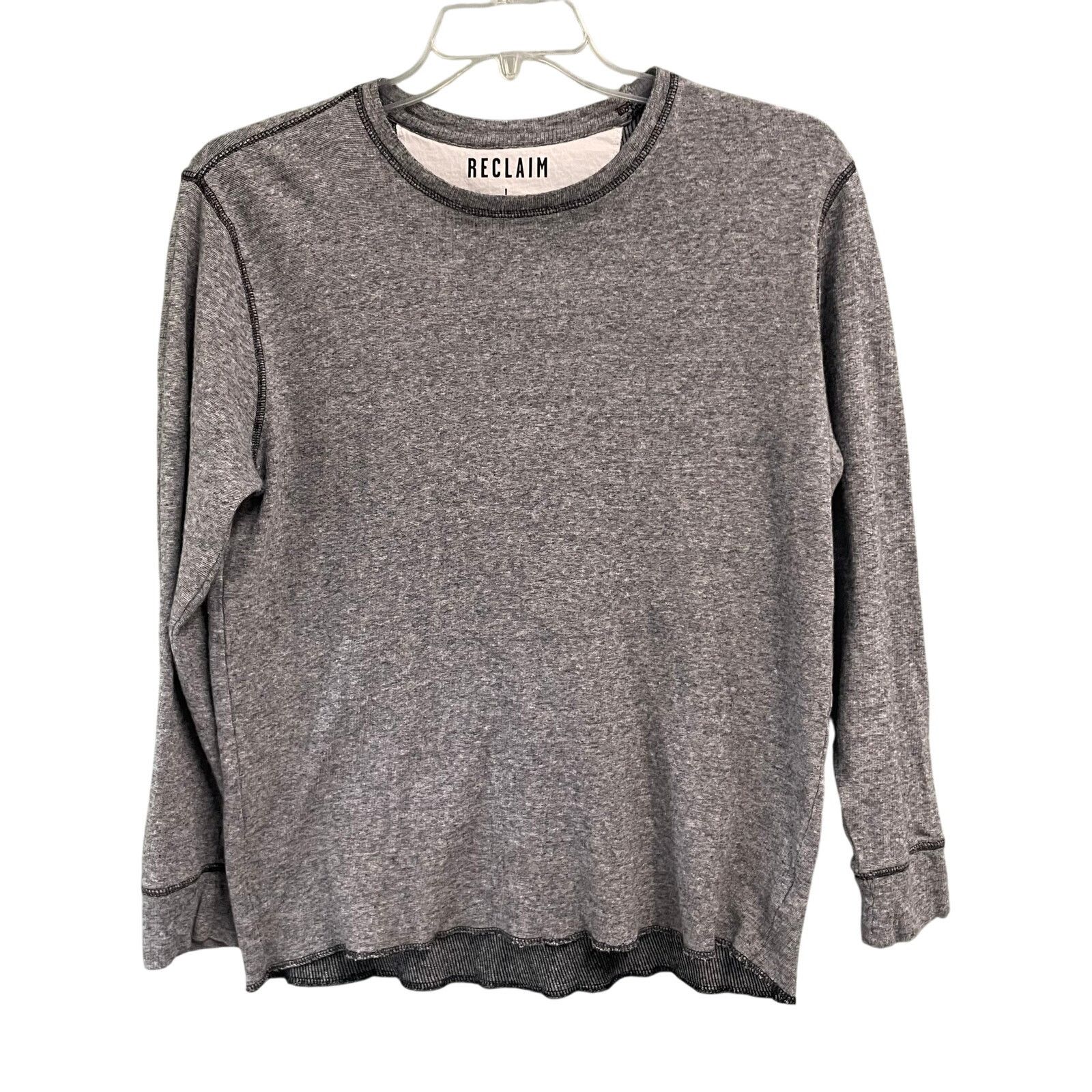 Other Reclaim Buckle Mens Slub Knit Top Long Sleeve Size Large Size US L / EU 52-54 / 3 - 1 Thumbnail