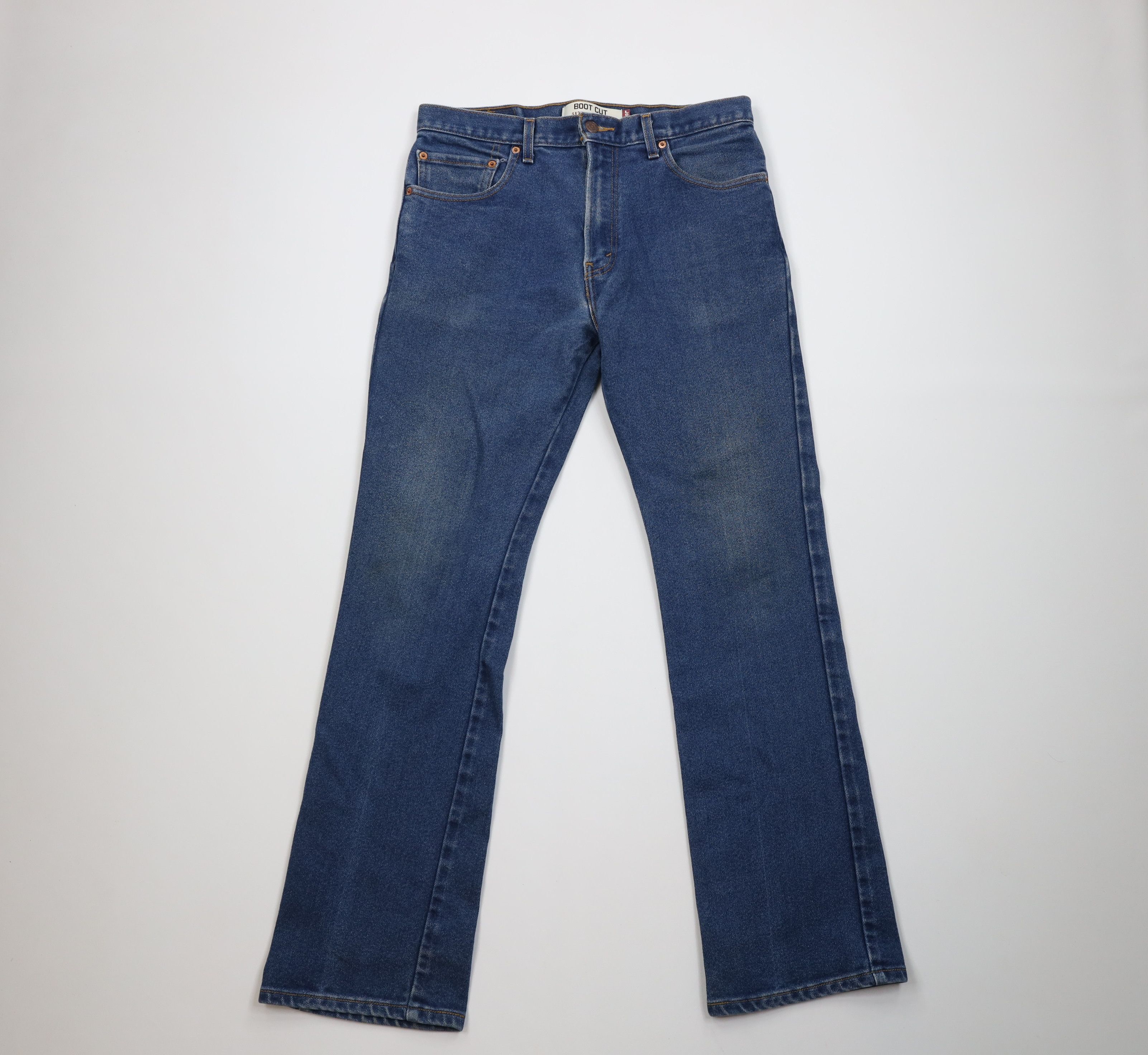 Levi's Vintage Y2K Levis 517 Western Wide Leg Boot Cut Denim Jeans Size US 34 / EU 50 - 1 Thumbnail