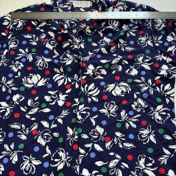 Pendleton MISS SOPHISTICATE/ PENDLETON Vtg Floral Shirt Women 14 Size XL / US 12-14 / IT 48-50 - 5 Thumbnail