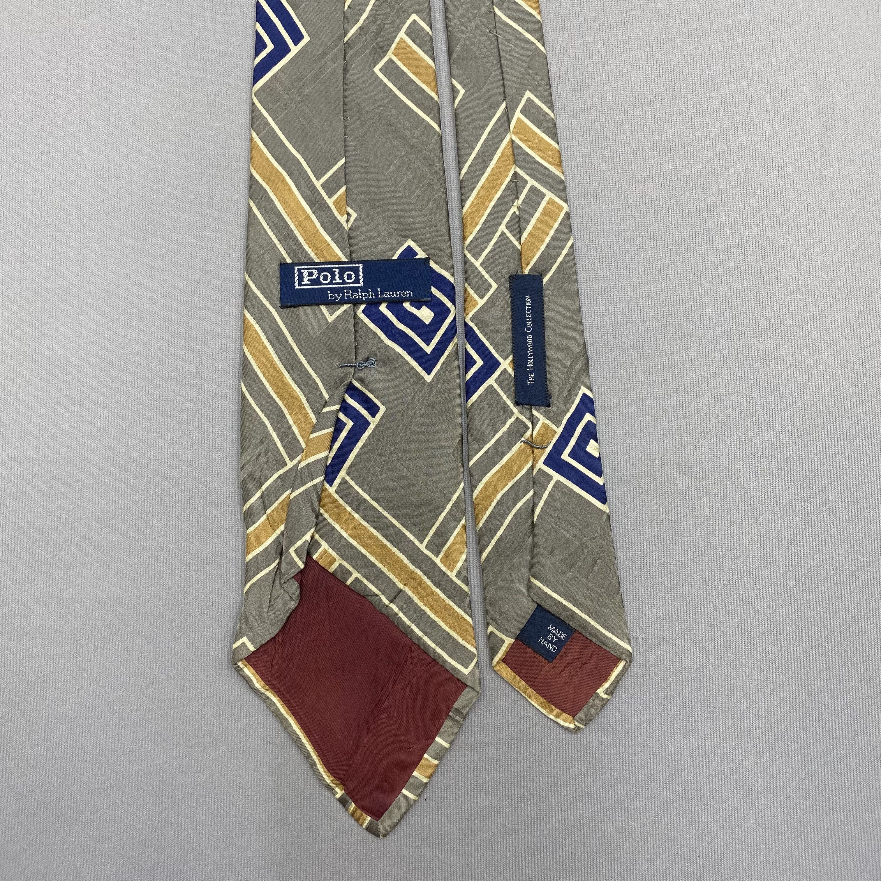 Polo Ralph Lauren Vintage Polo Ralph Lauren SILK Necktie Cravate Pure Silk Size ONE SIZE - 6 Thumbnail