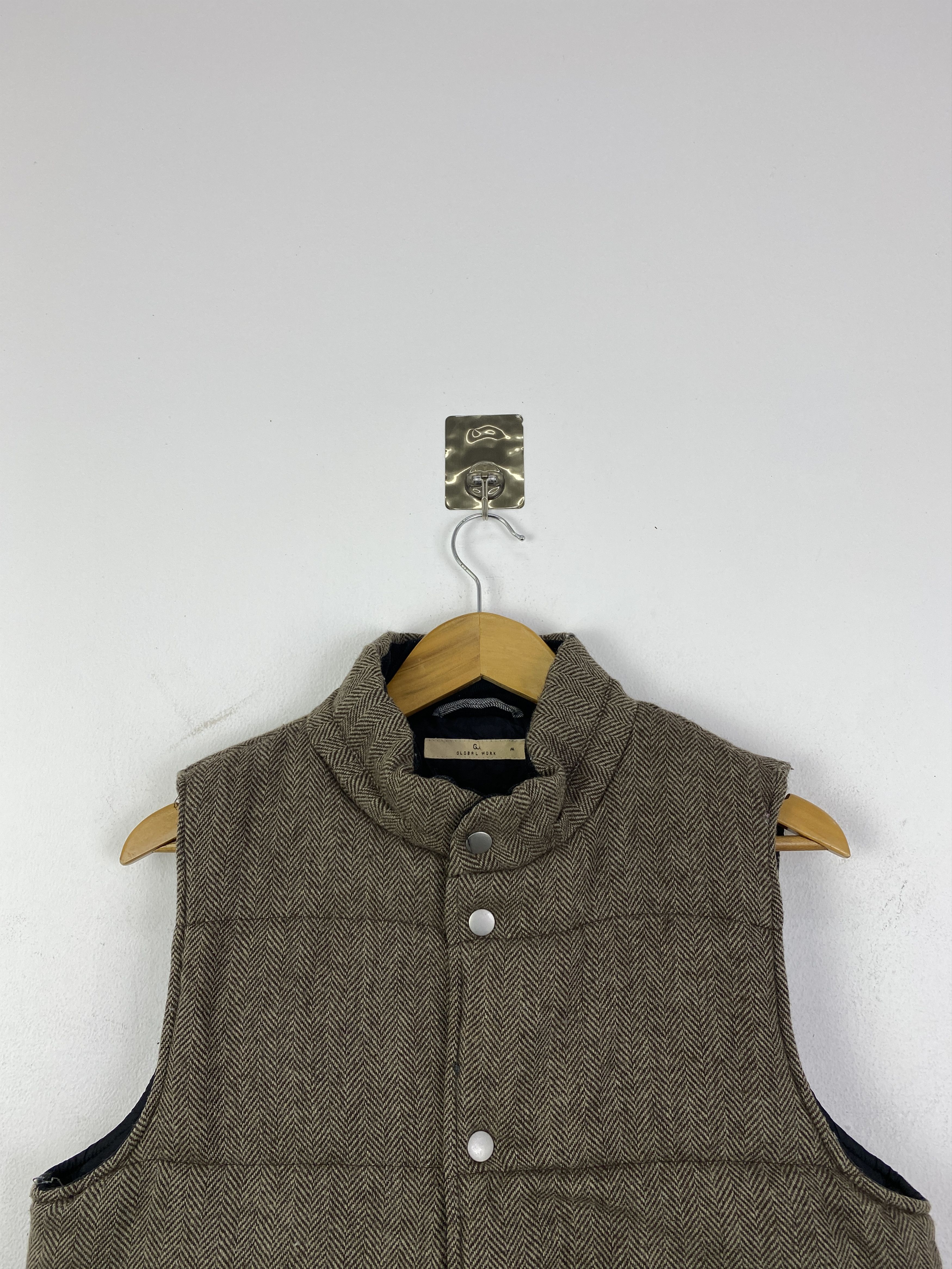 Global Work Global Work Olive Green Mid-Length Utility Vest JA0204 Size US M / EU 48-50 / 2 - 3 Thumbnail
