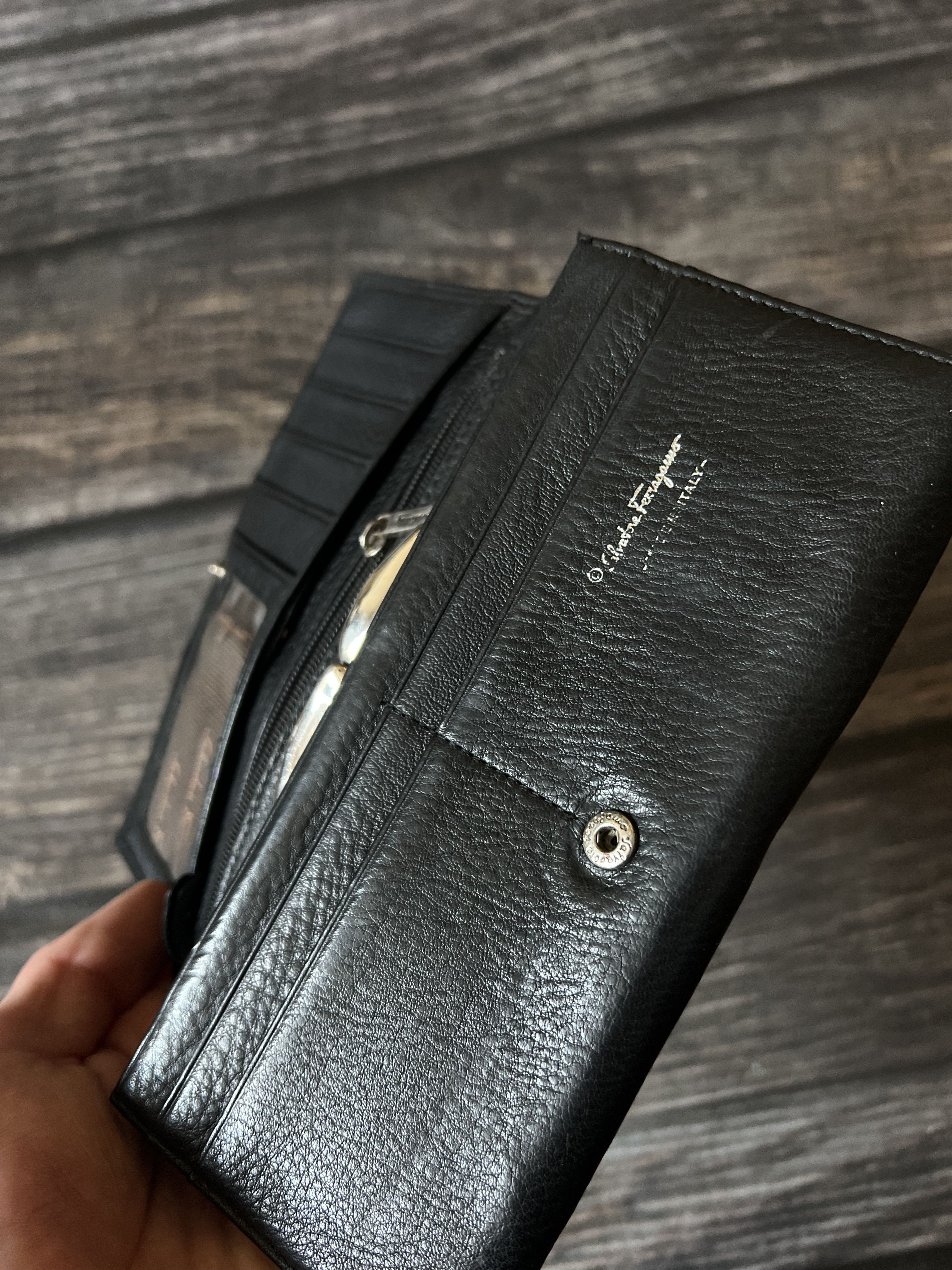 Salvatore Ferragamo Vintage Salvadore Ferragamo Avanr Garde Leather Wallet Size ONE SIZE - 6 Thumbnail