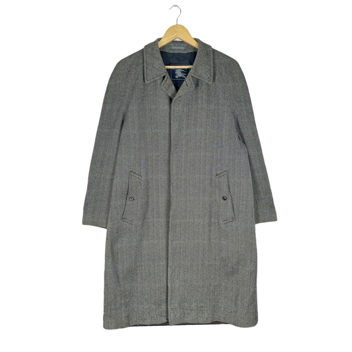 ジャケット・アウター Burberrys 1998s Wool Herringbone Coat Burberry Herringbone Wool Coat | Grailed