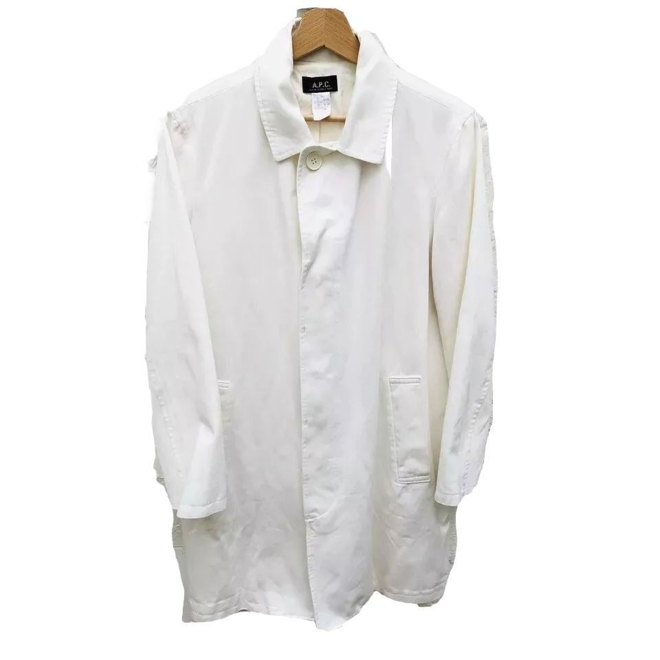 Women Ivory White Mackintosh Coat
