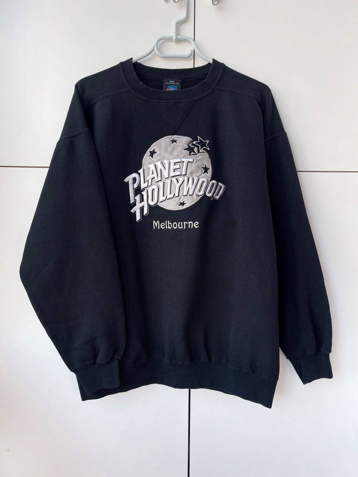 Planet Hollywood × Vintage Vintage Y2K Planet Hollywood Sweatshirt Size US S / EU 44-46 / 1 - 1 Thumbnail