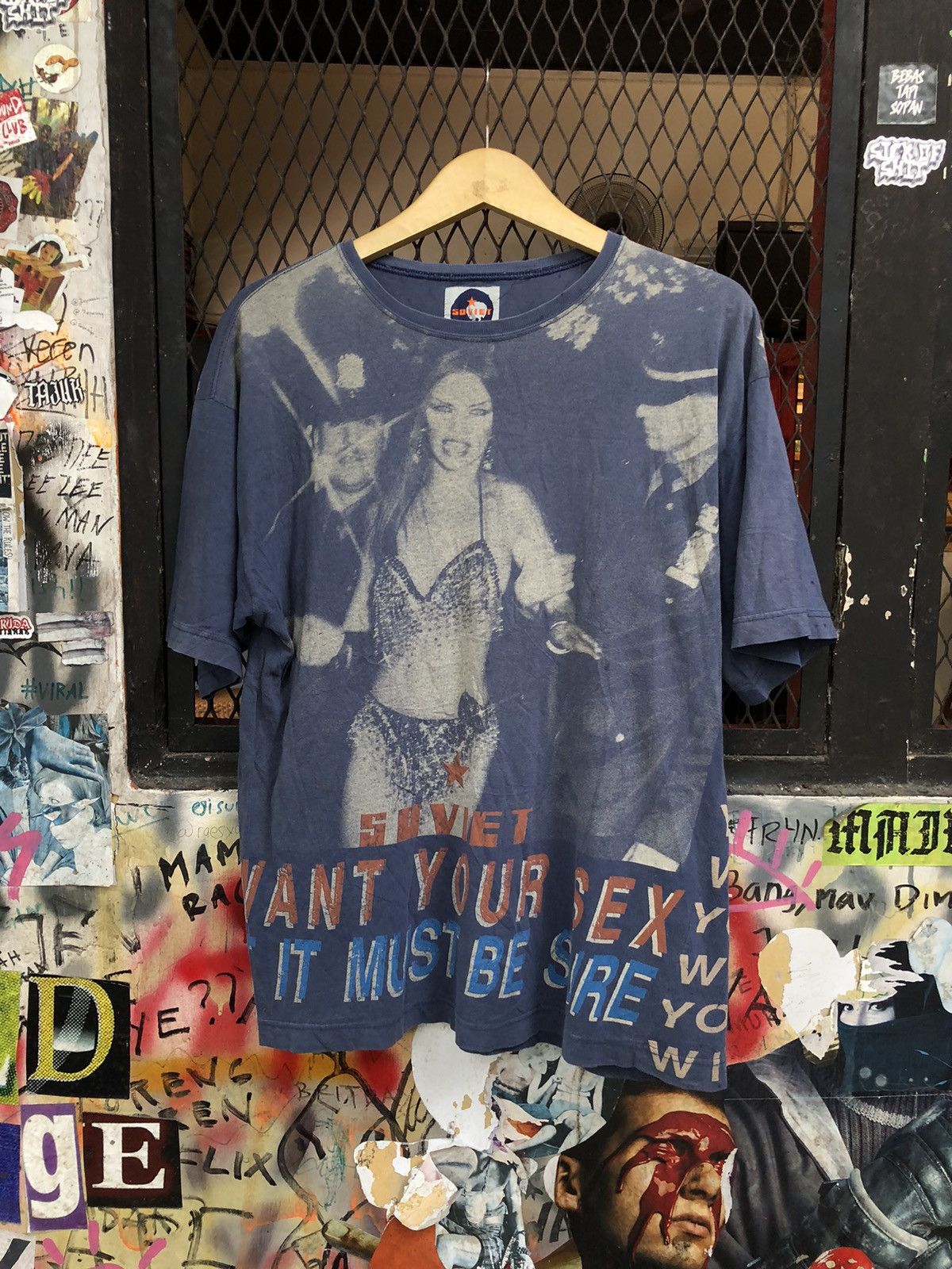 Hysteric Glamour × Japanese Brand × Le Grande Bleu (L.G.B.) SOVIET BY WALTER DE VIRGILIIS SHIRT AOP Size US M / EU 48-50 / 2 - 1 Thumbnail