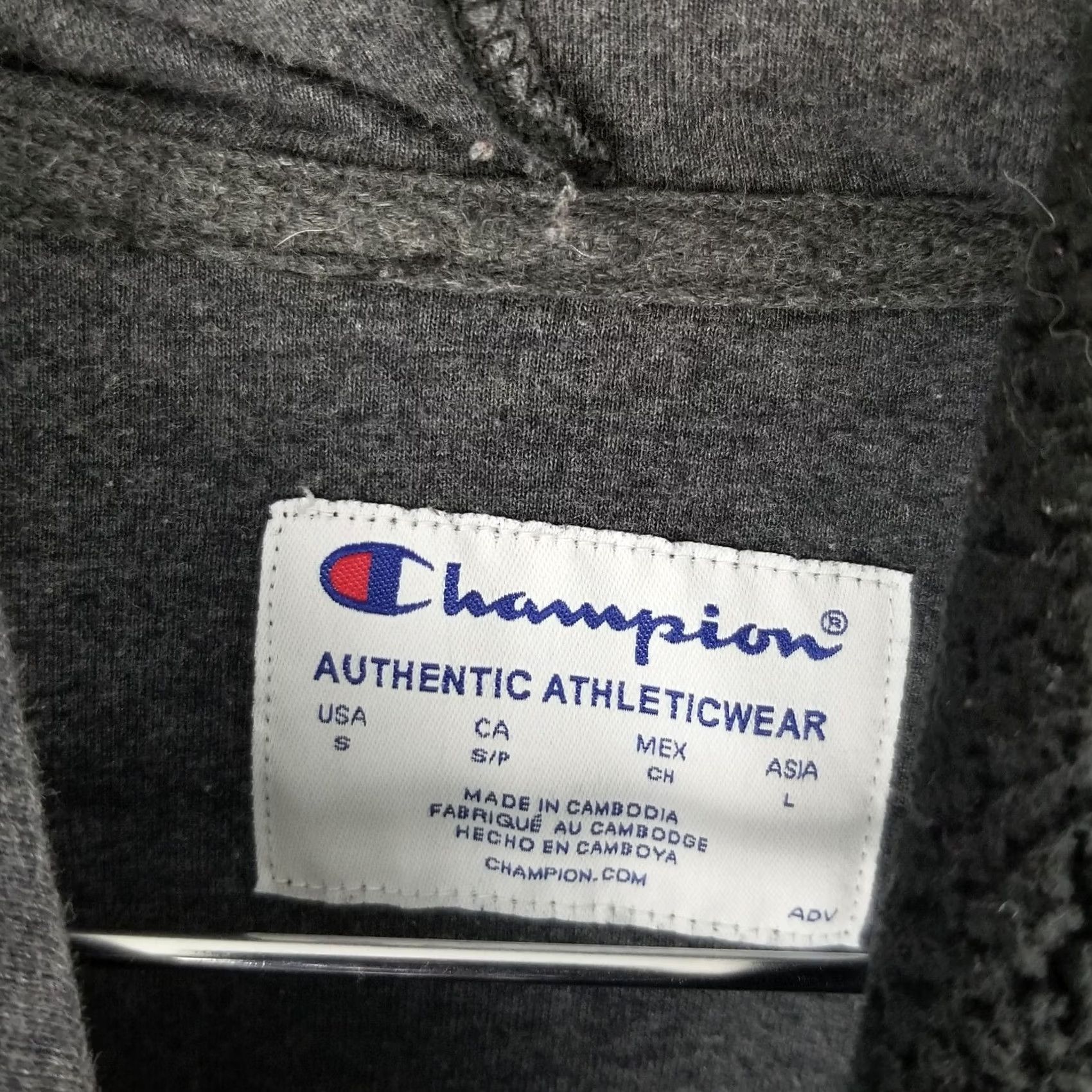 Champion Champion Hoodie Men Small Black Logo Fleece Pullover Sweatshirt Size US S / EU 44-46 / 1 - 5 Thumbnail