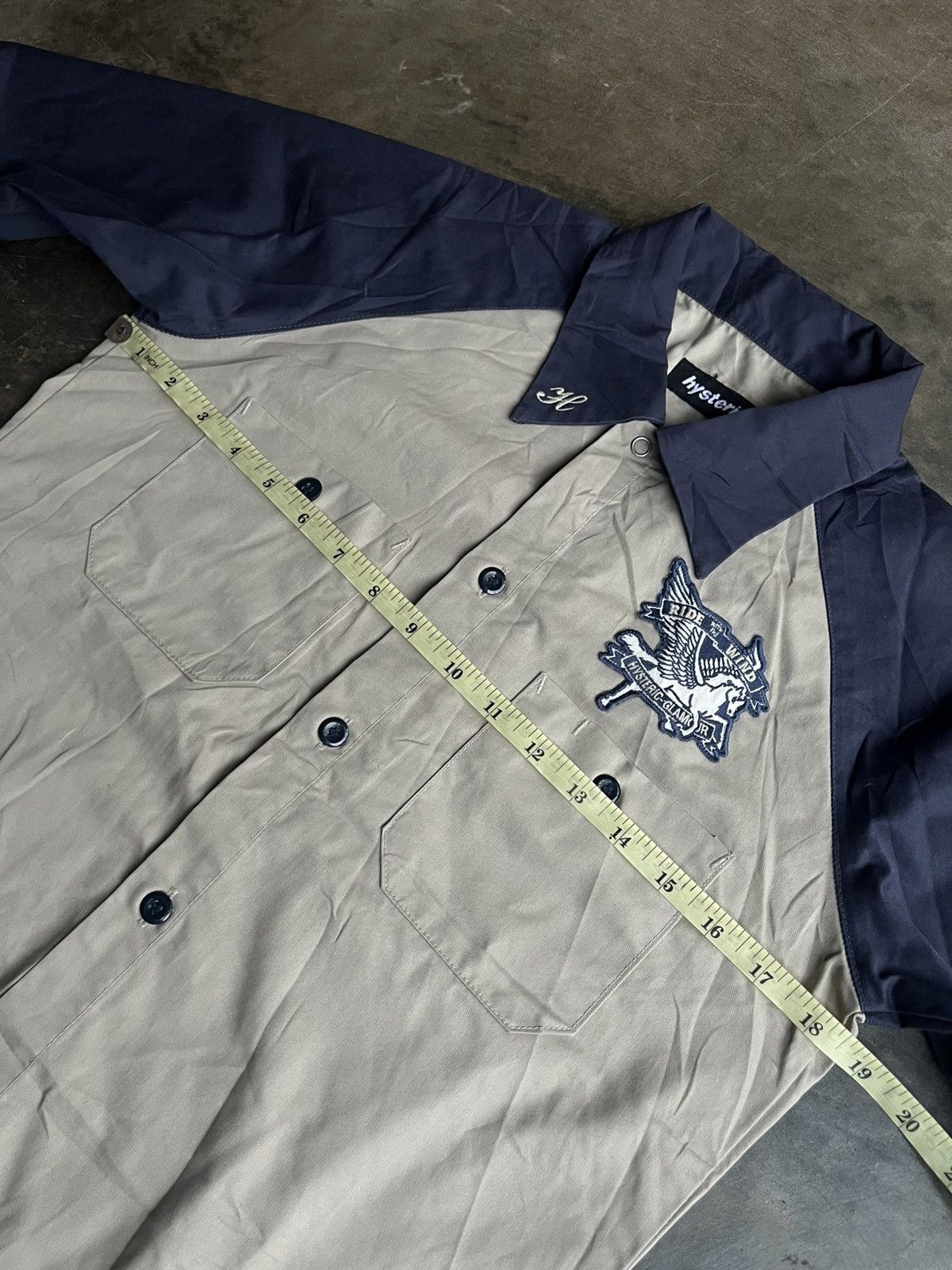 Hysteric Glamour HYSTRIC GLAMOUR RIDE WITH THE WIND WORK SHIRTS JAPANESE Size US S / EU 44-46 / 1 - 13 Thumbnail