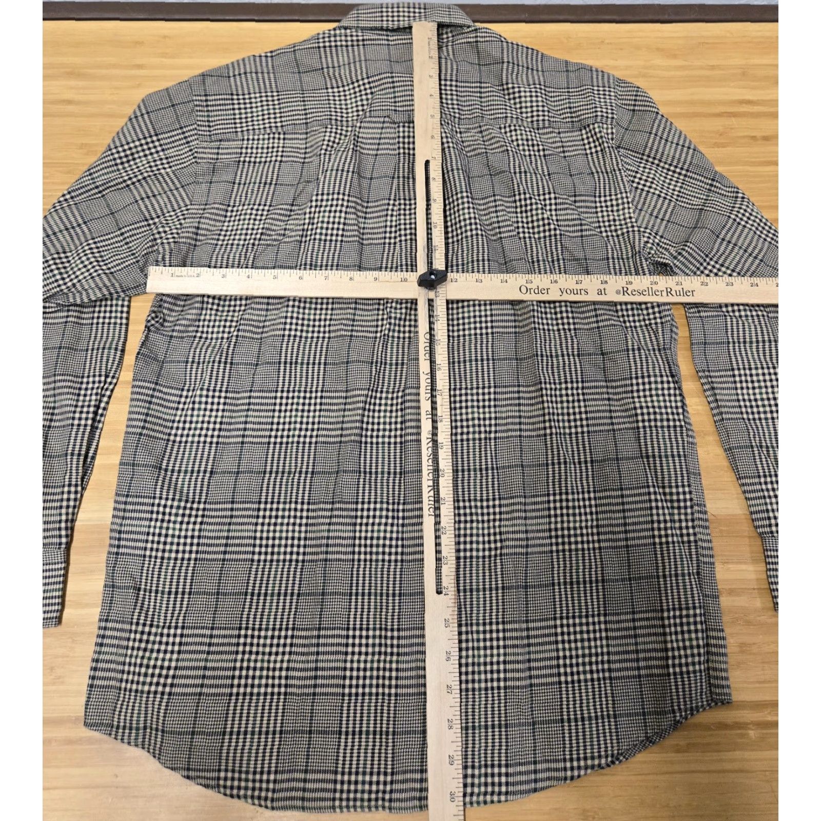 Pendleton VINTAGE Pendleton Shirt Mens M Glen Plaid Canterbury Cloth Merino Wool Pima Wood? Size US M / EU 48-50 / 2 - 6 Thumbnail