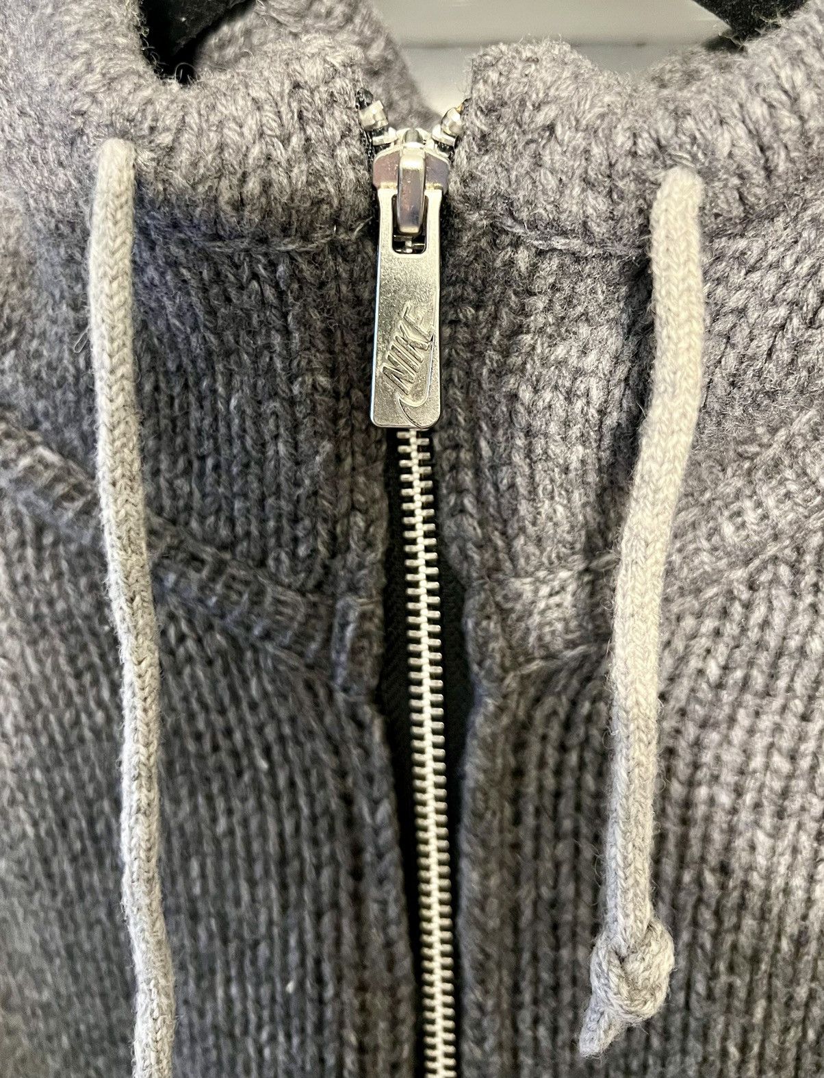 Nike Authentic Nike Sportswear Full Zip Grey Sweater Hoodie XL Size US XL / EU 56 / 4 - 3 Thumbnail