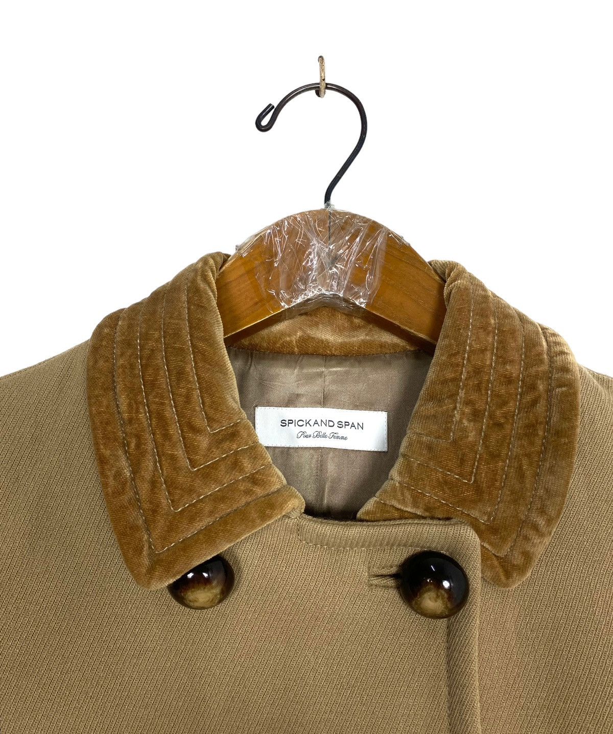 Japanese Brand Rare‼️ Spick and Span Femme Wool Coat Made in Japan Size S / US 4 / IT 40 - 6 Thumbnail