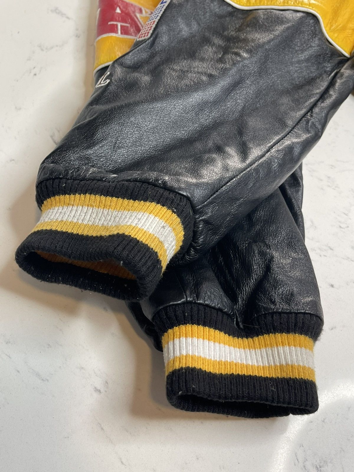 G-III Pittsburgh Steelers 5-Time Superbowl GIII Leather Jacket XL Size US XL / EU 56 / 4 - 22 Thumbnail