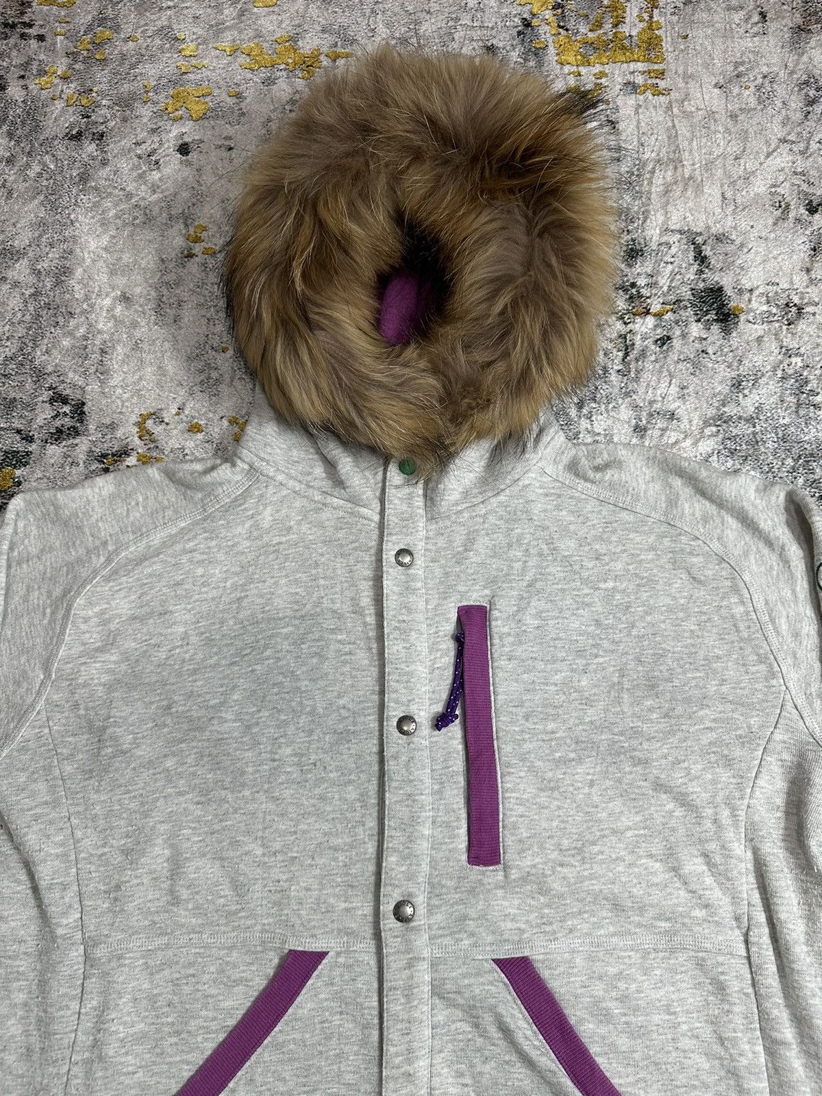 20471120 AIGLE JAPAN FUR HOODIE ZIP POCKET LGB STYLE Size US XL / EU 56 / 4 - 3 Thumbnail