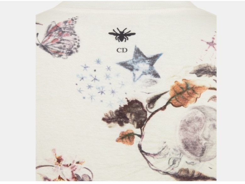 Dior o1w1db10325 413T0 T-Shirt in Multicolor Size L / US 10 / IT 46 - 3 Thumbnail