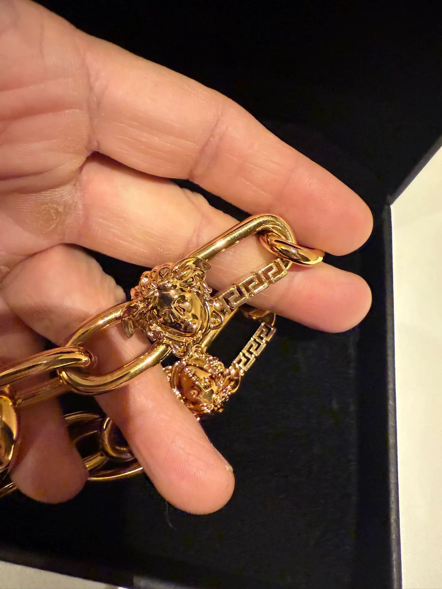 Versace Versace Gold-Plated Medusa Bracelet Size ONE SIZE - 5 Thumbnail