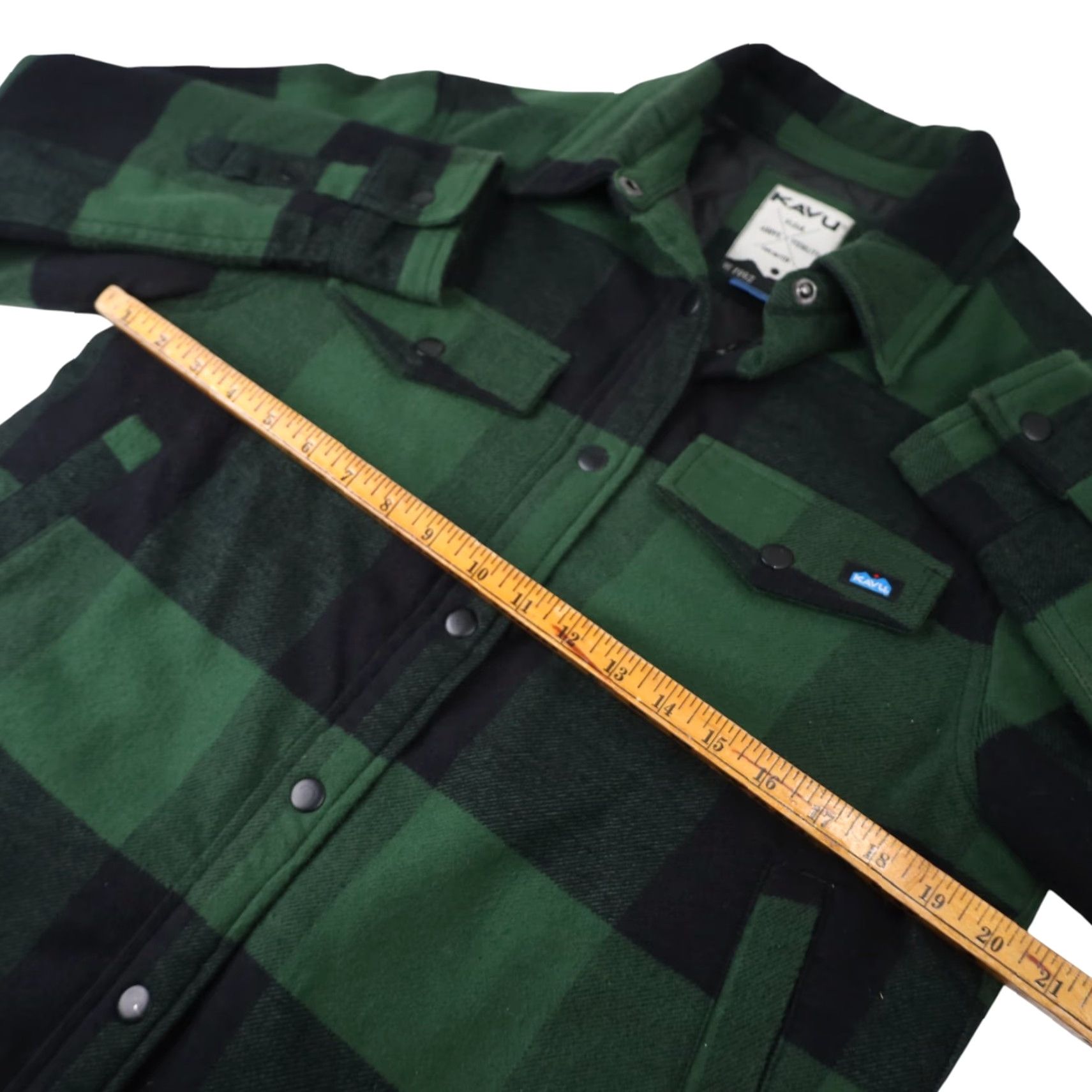 KAVU Kavu Shirt Jacket XS Mens Quilted Flannel Green Size US XS / EU 42 / 0 - 6 Thumbnail