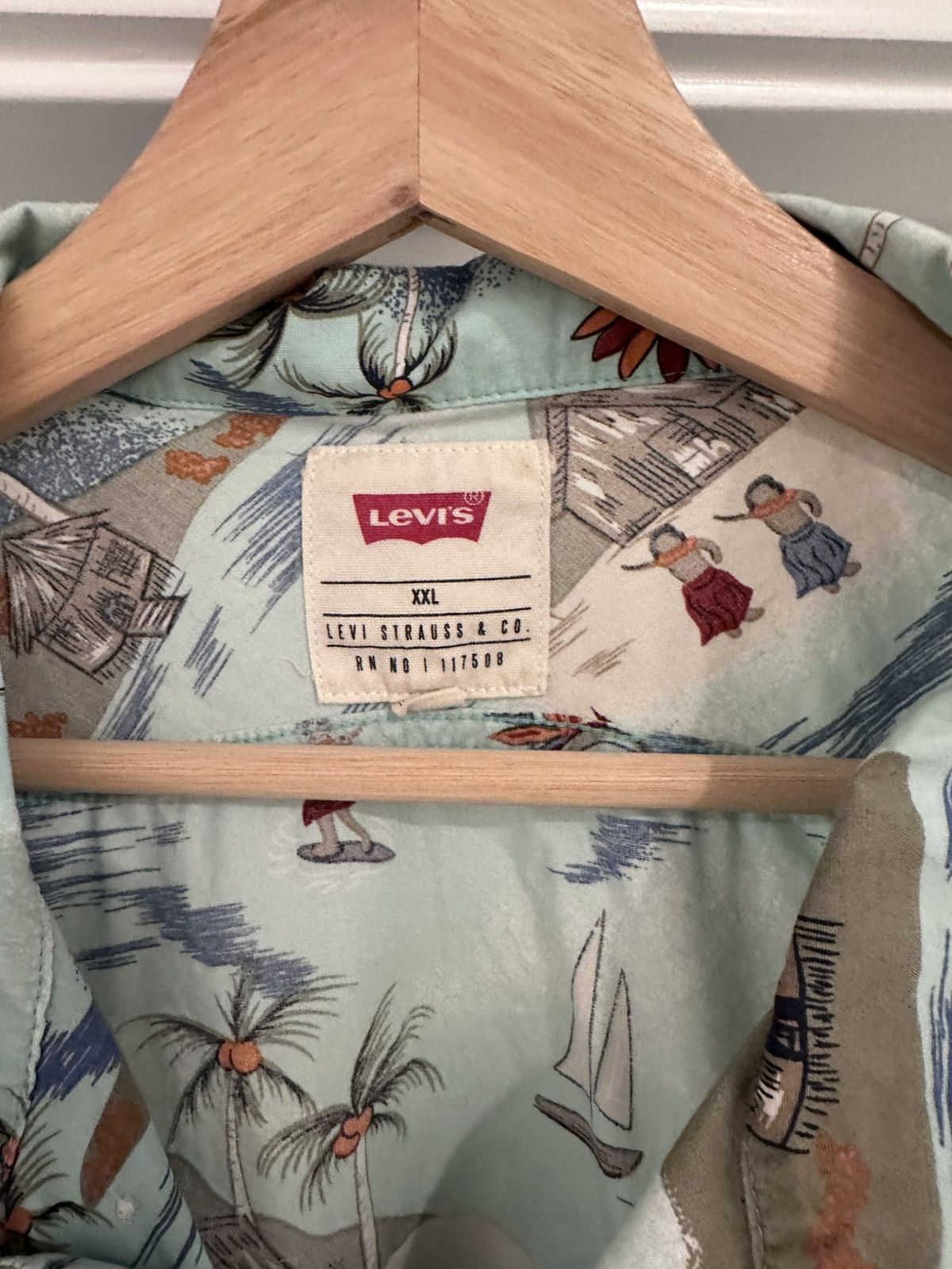 Levi's Levis Hawaiian shirt Size US XXL / EU 58 / 5 - 2 Thumbnail