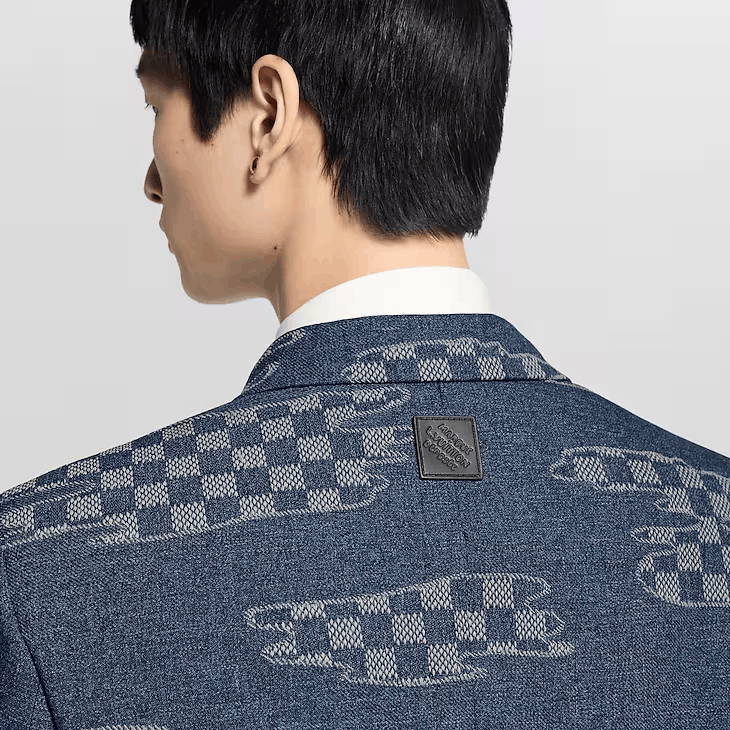 Louis Vuitton Damier Cropped Single-Breasted Jacket Size US S / EU 44-46 / 1 - 3 Thumbnail