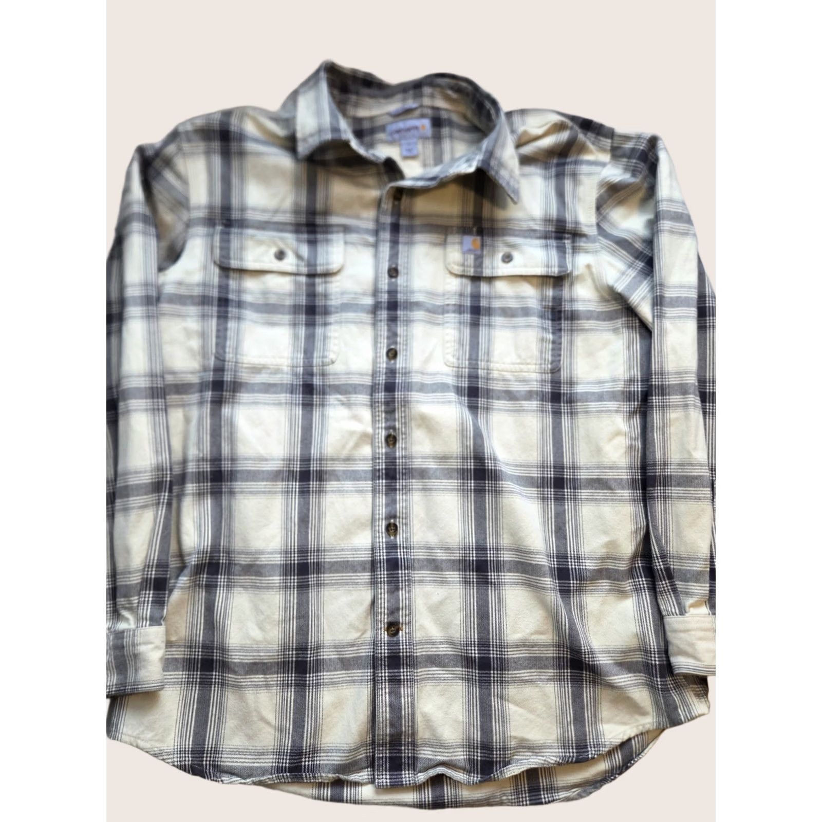 Carhartt Carhartt Button-Up Shirt Plaid Flannel Multicolor Heavyweight L Regular Men’s Long Sleeve Size US L / EU 52-54 / 3 - 1 Thumbnail