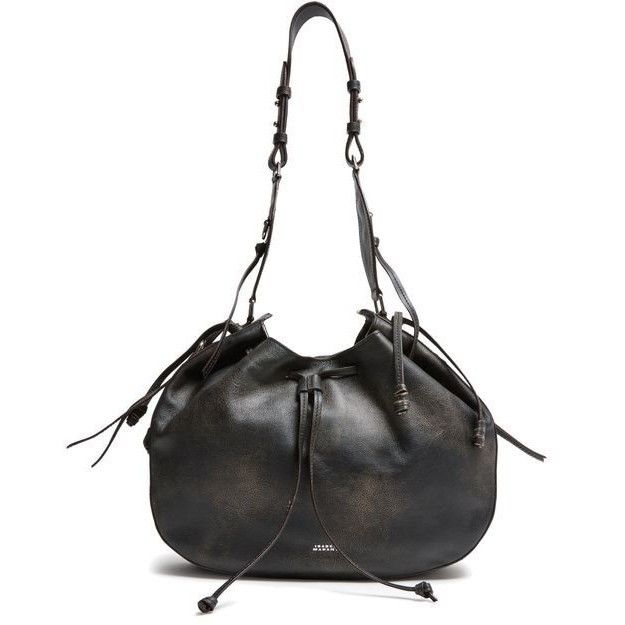 Isabel Marant Isabel Marant Bolton Hobo Vintage Brown Grained Leather Shou Size ONE SIZE - 1 Thumbnail