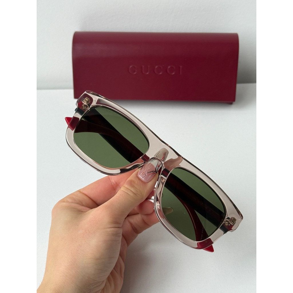 Gucci NEW Gucci GG1991S 003 Brown Square Sunglasses $395 Size ONE SIZE - 7 Thumbnail