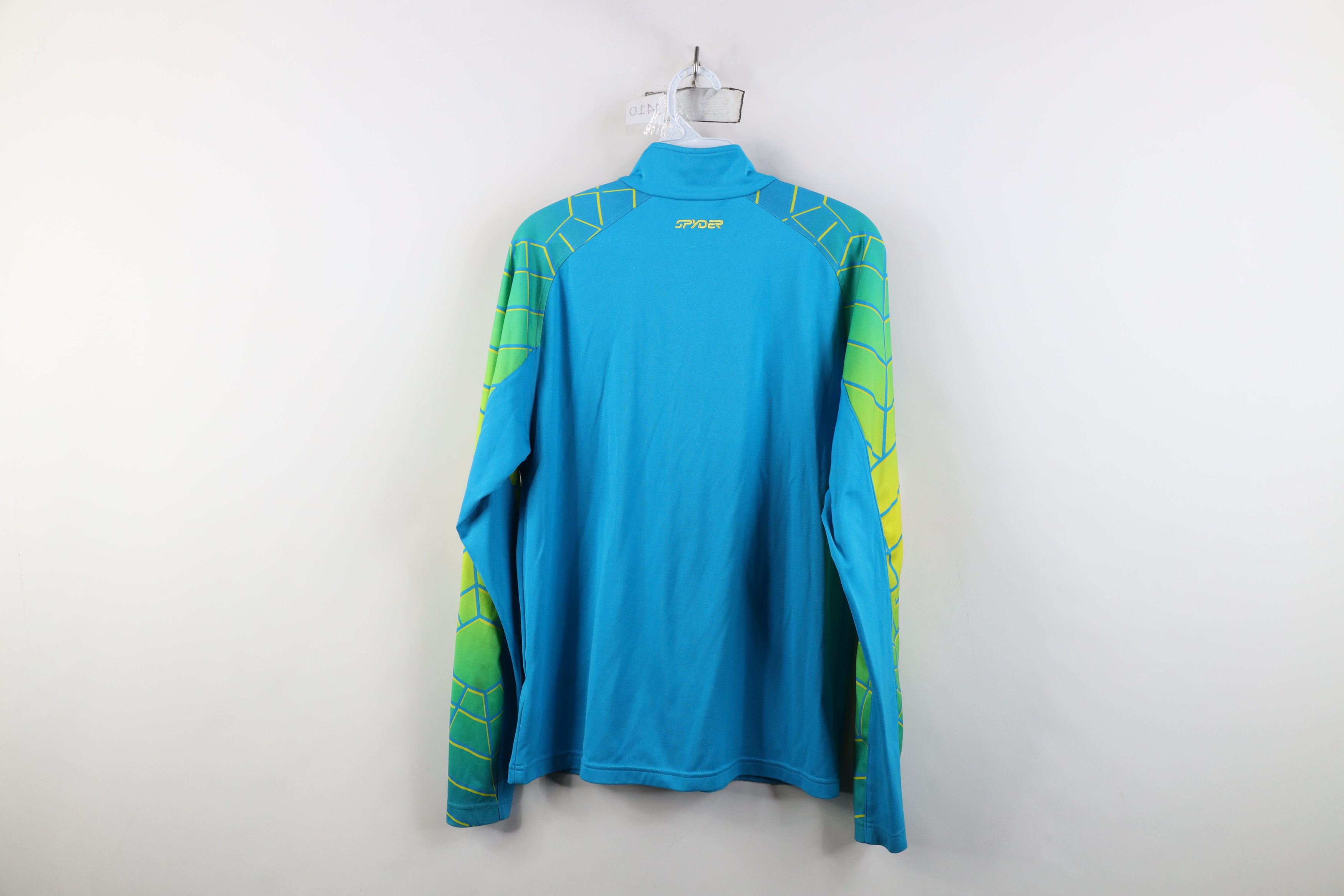 Spyder Vintage Spyder Big Logo Half Zip Pullover Jacket Top Blue Size US S / EU 44-46 / 1 - 14 Thumbnail