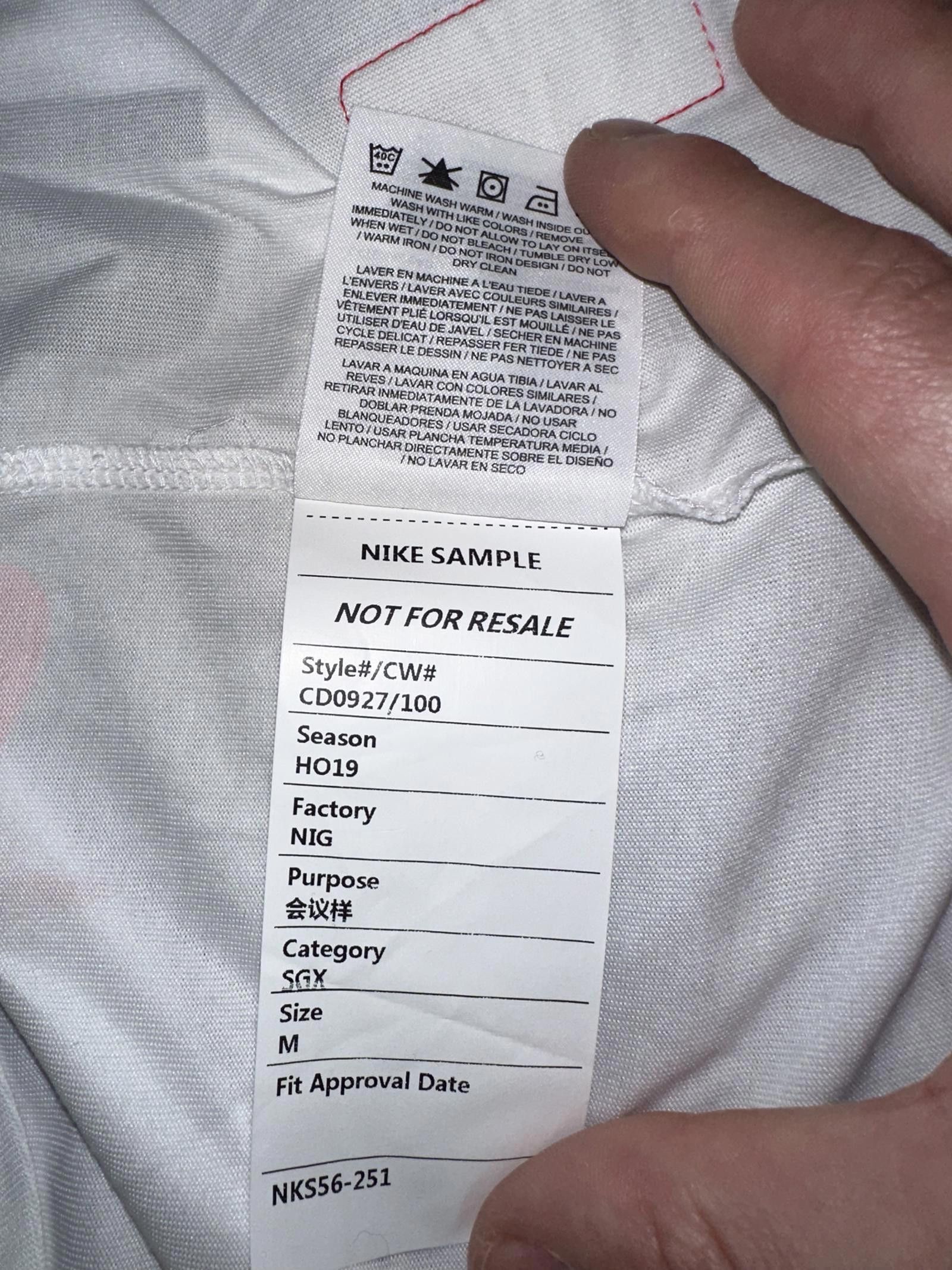 Nike Nike Kyrie Irving Dry Tee SS White Sample Size US M / EU 48-50 / 2 - 9 Thumbnail