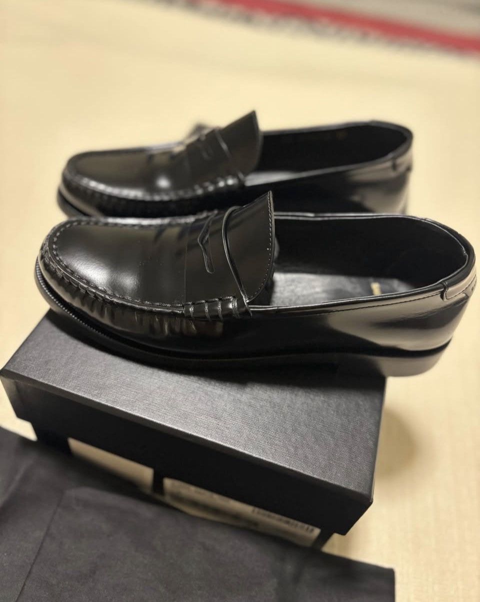 Saint Laurent Paris Saint Laurent Leather Loafers Size US 7 / IT 37 - 1 Thumbnail