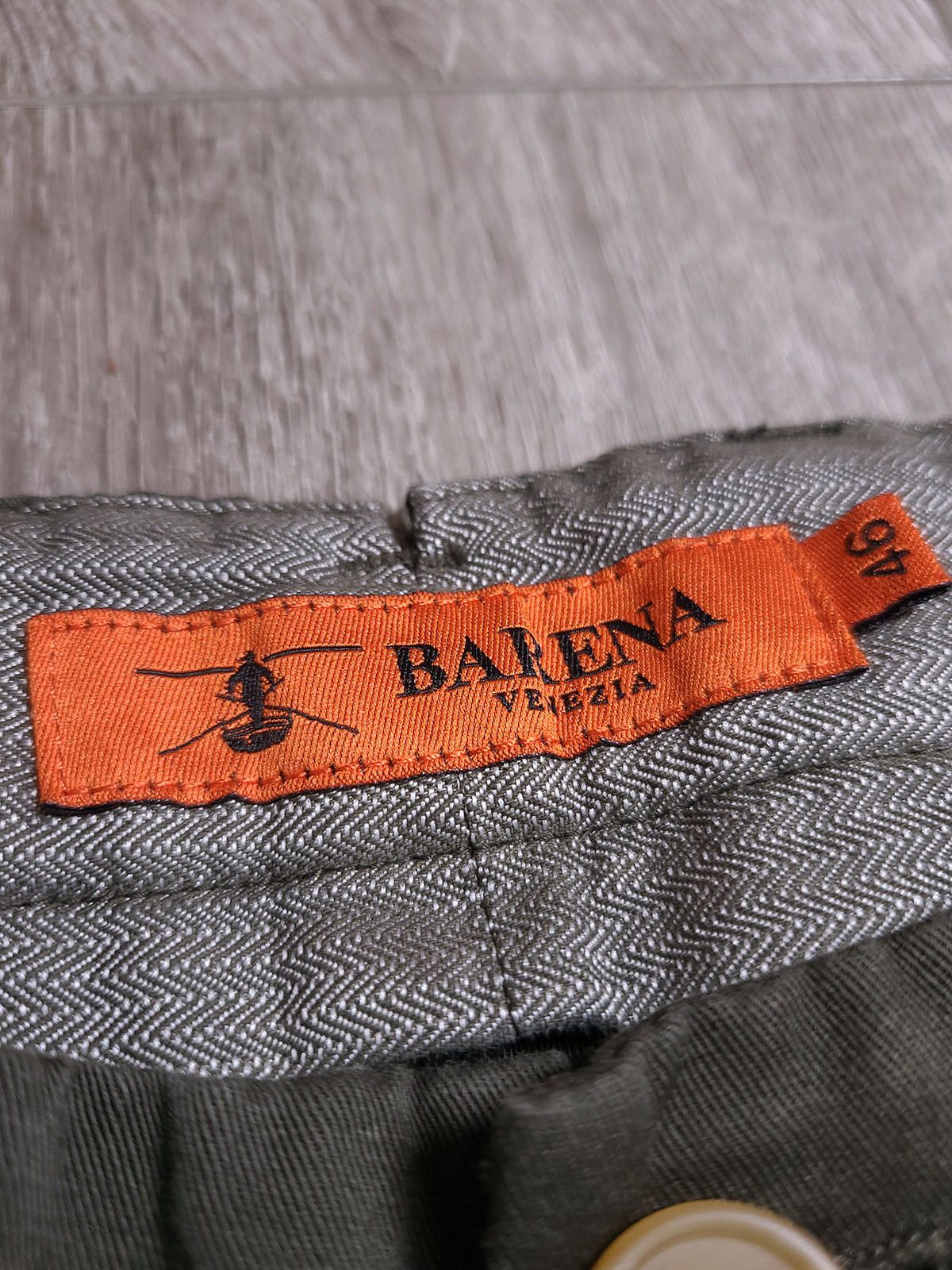 Barena Barena Venezia Cotton Trousers Dark Olive Green 46 Size US 30 / EU 46 - 2 Thumbnail