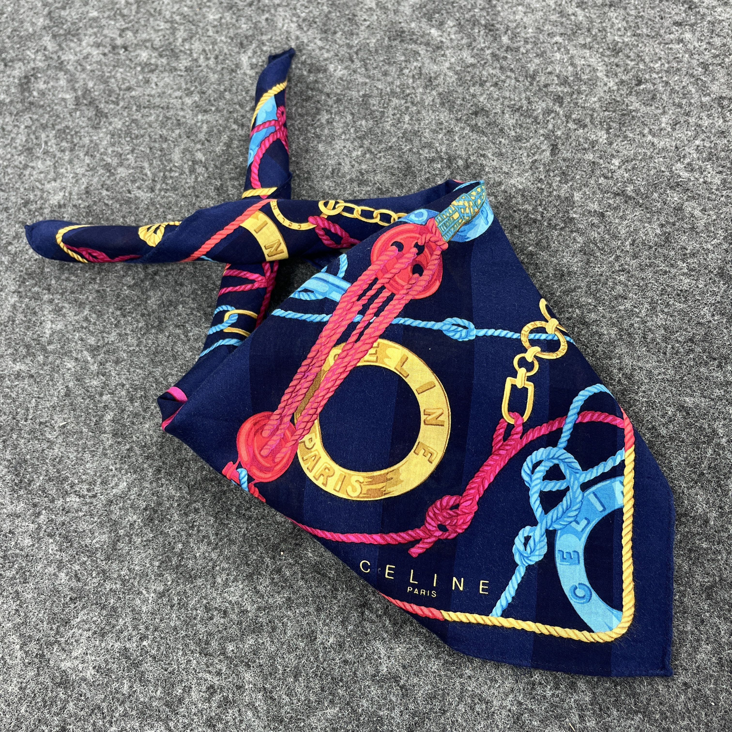 Celine Celine Handkerchief / Bandana / Neckerchief B251 Size ONE SIZE - 9 Thumbnail