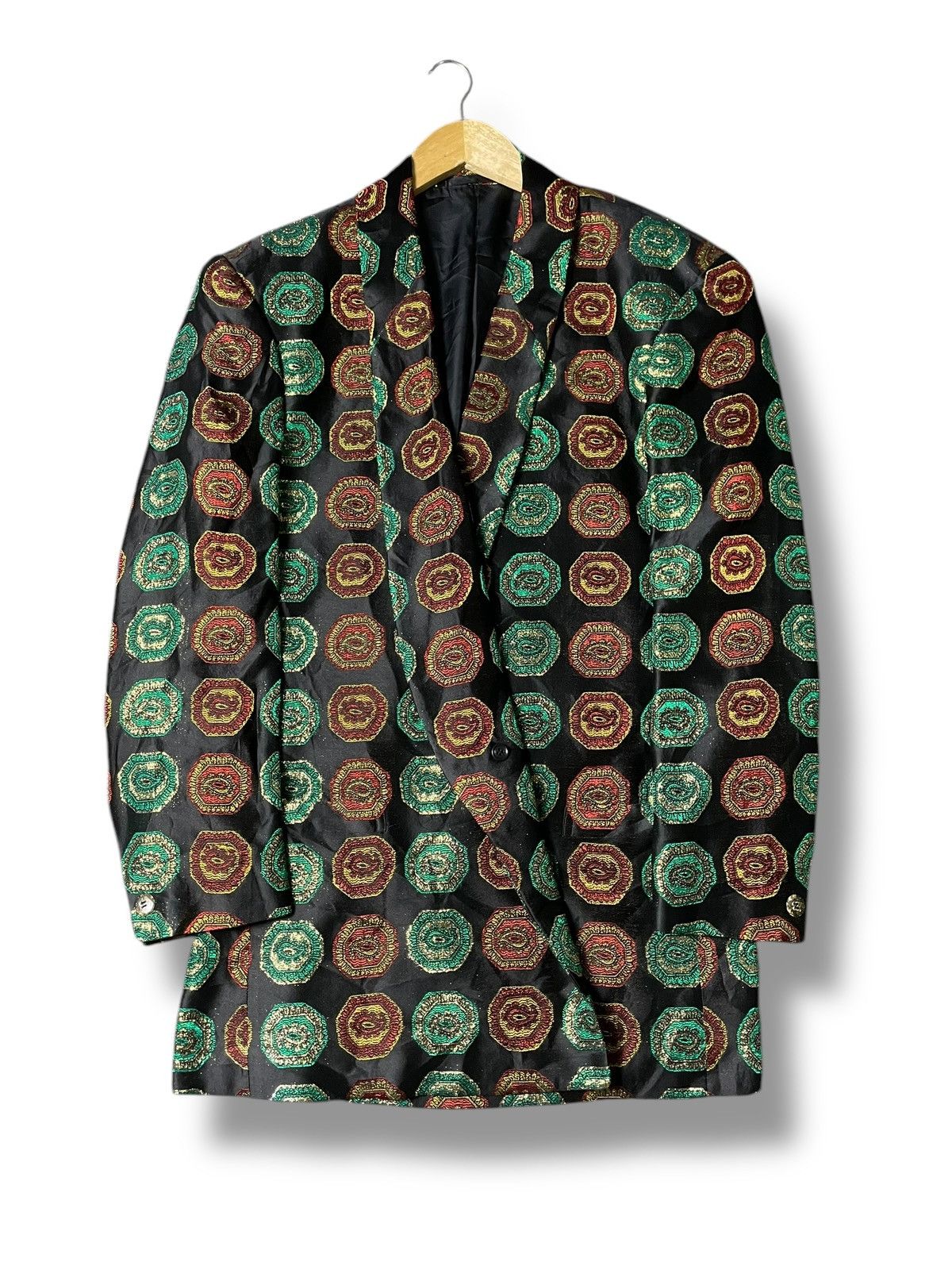 Designer × Japanese Brand × Vintage I’GARAGE UOMO Fashion Abstract Blazer (99) Size US L / EU 52-54 / 3 - 1 Thumbnail