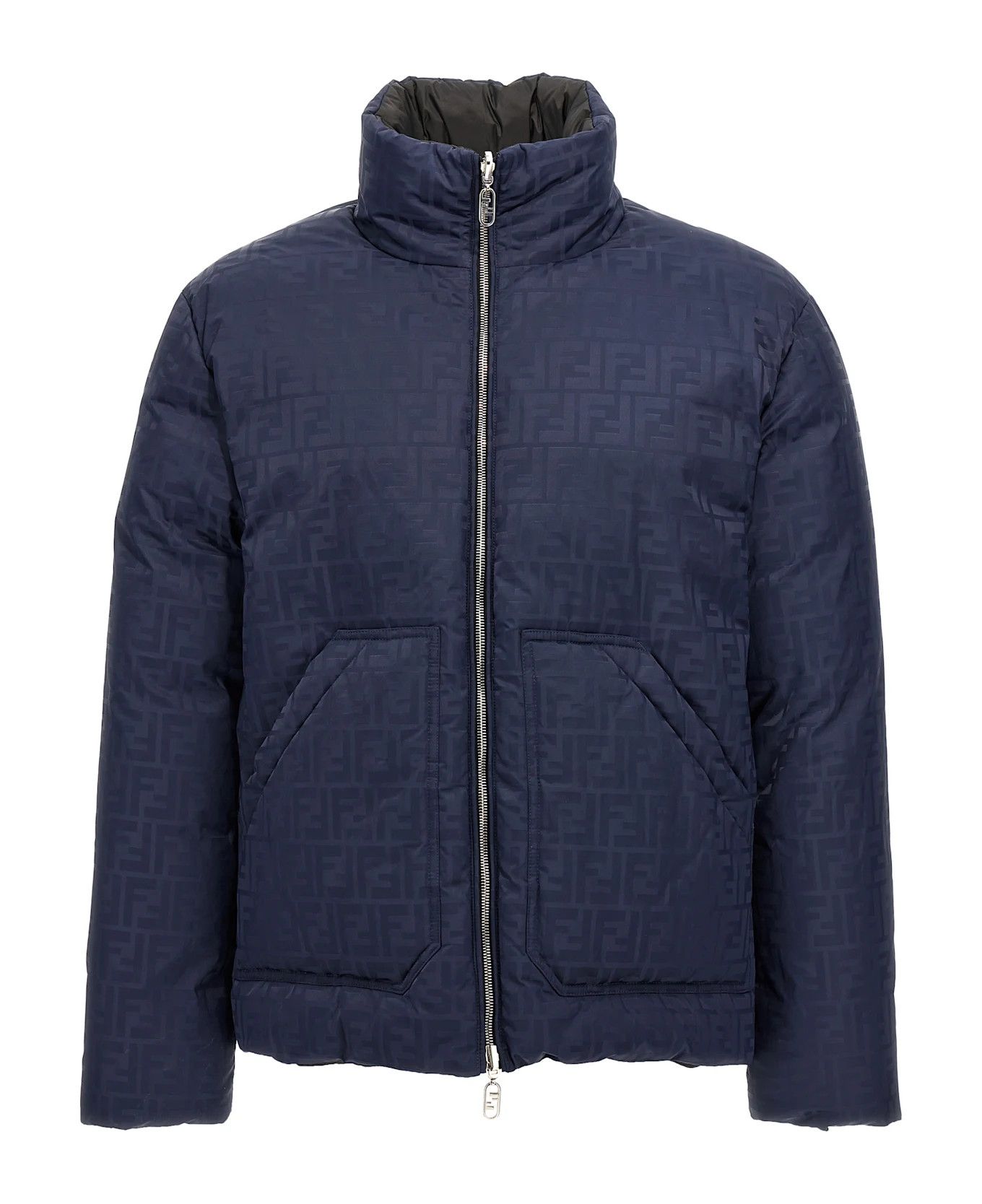 Fendi o1s1wg110126 Puffer Jacket in Blue Size US L / EU 52-54 / 3 - 1 Thumbnail