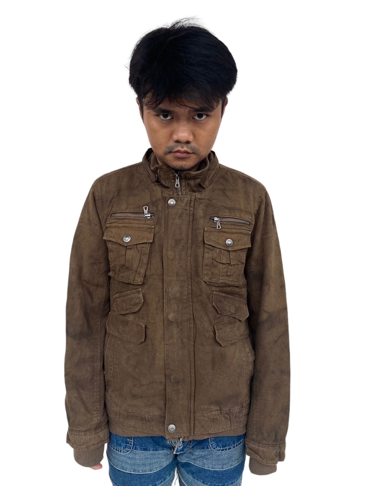If Six Was Nine 2000s In The Attic - Multipocket Wooden Jacket Size US M / EU 48-50 / 2 - 2 Thumbnail