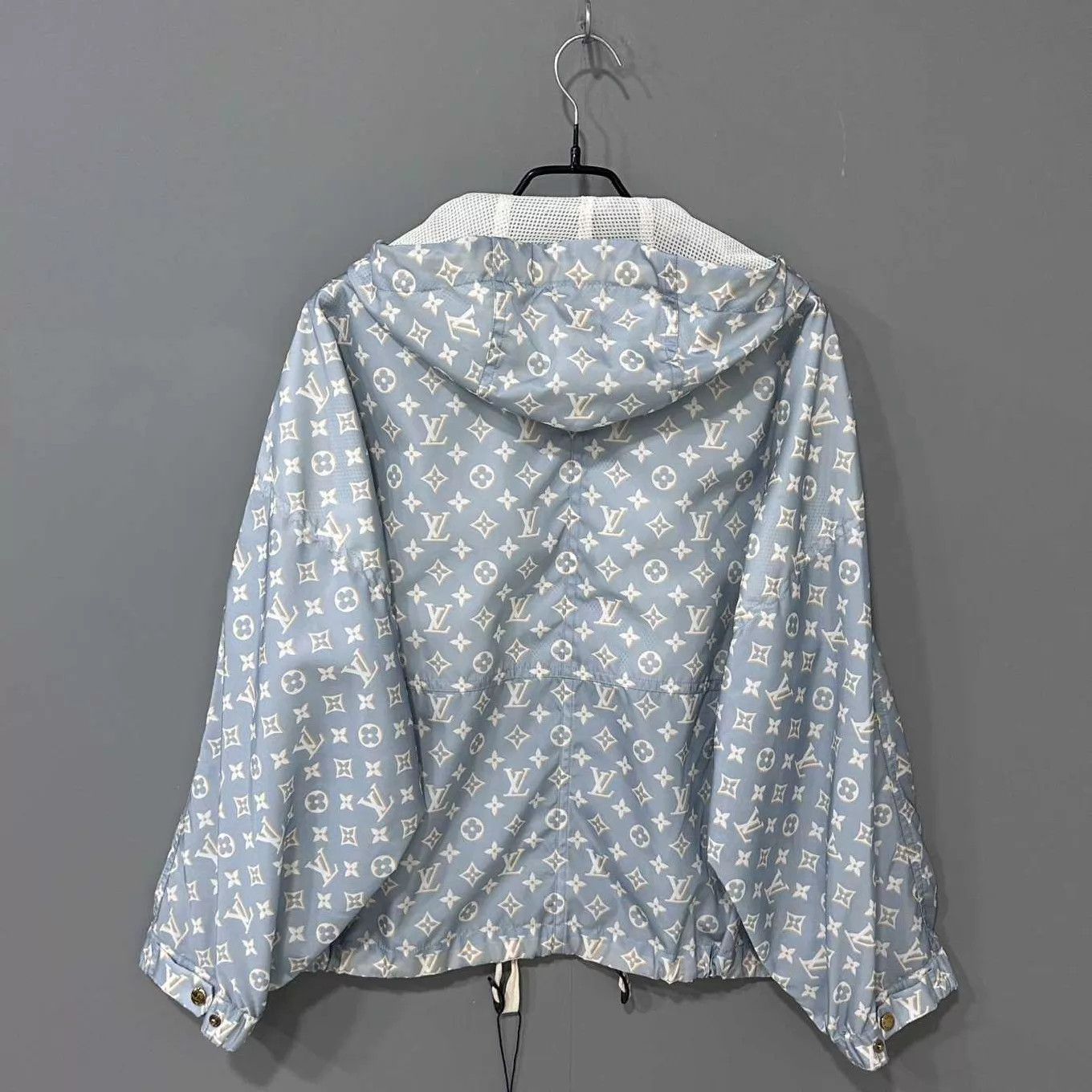Louis Vuitton LV light blue monogram print shell jacket Size S / US 4 / IT 40 - 3 Thumbnail