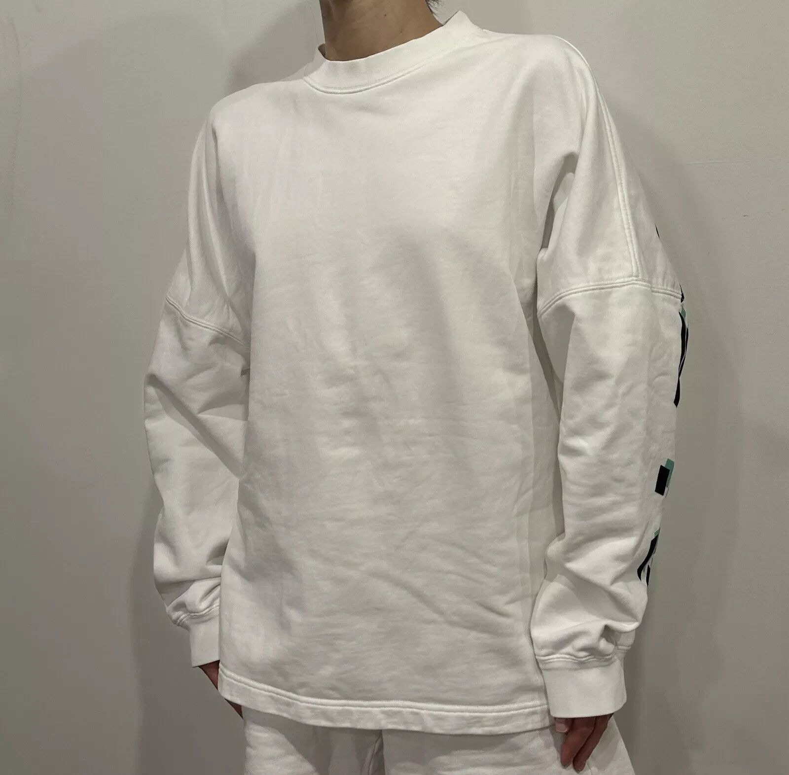 Alexander Wang T Alexander Wang Cotton Sweatshirt Back Logo White Size S Size S / US 4 / IT 40 - 7 Thumbnail