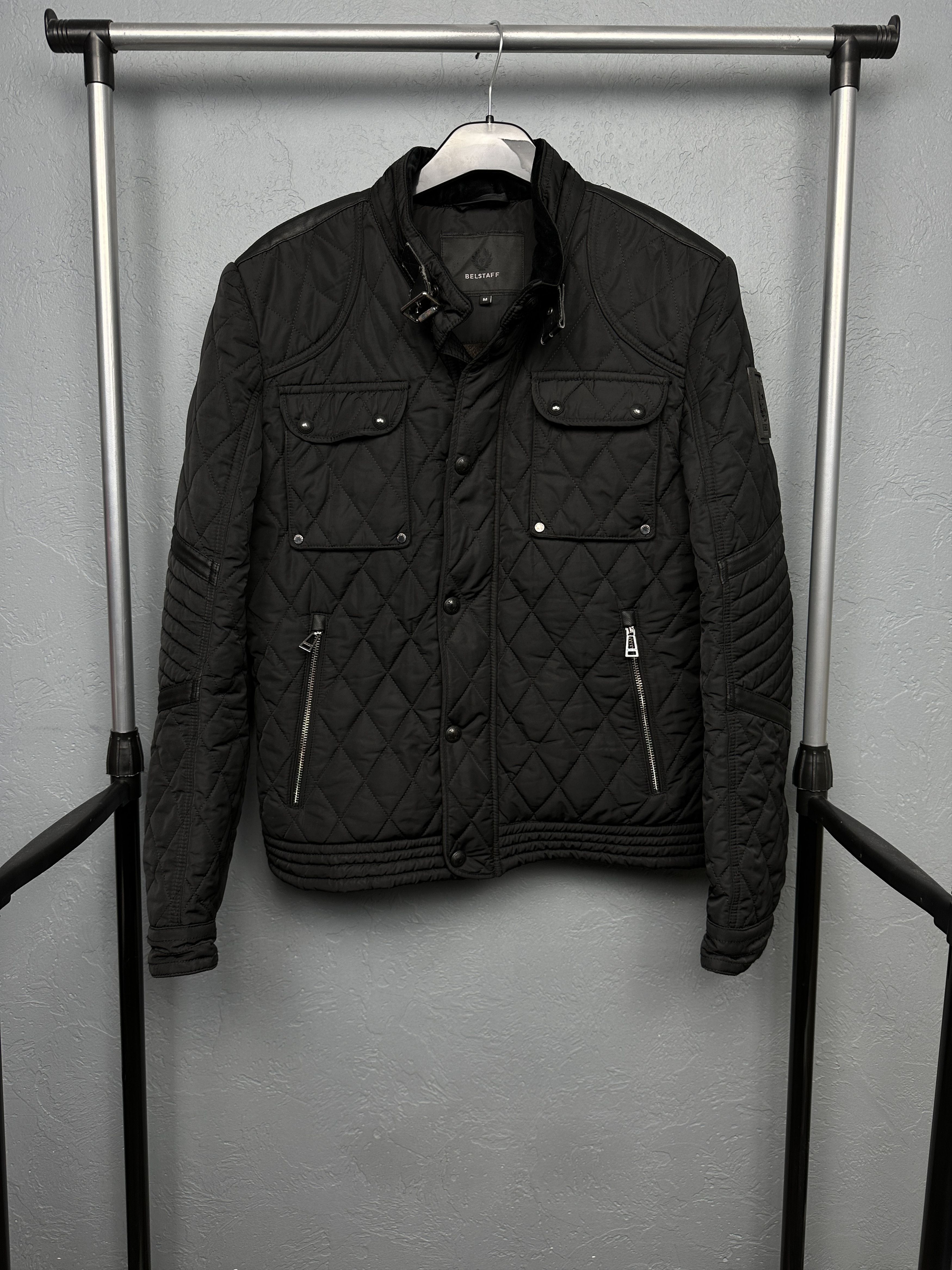 Belstaff Belstaff Mens Quilted Insulated Biker Jacket Size US M / EU 48-50 / 2 - 1 Thumbnail