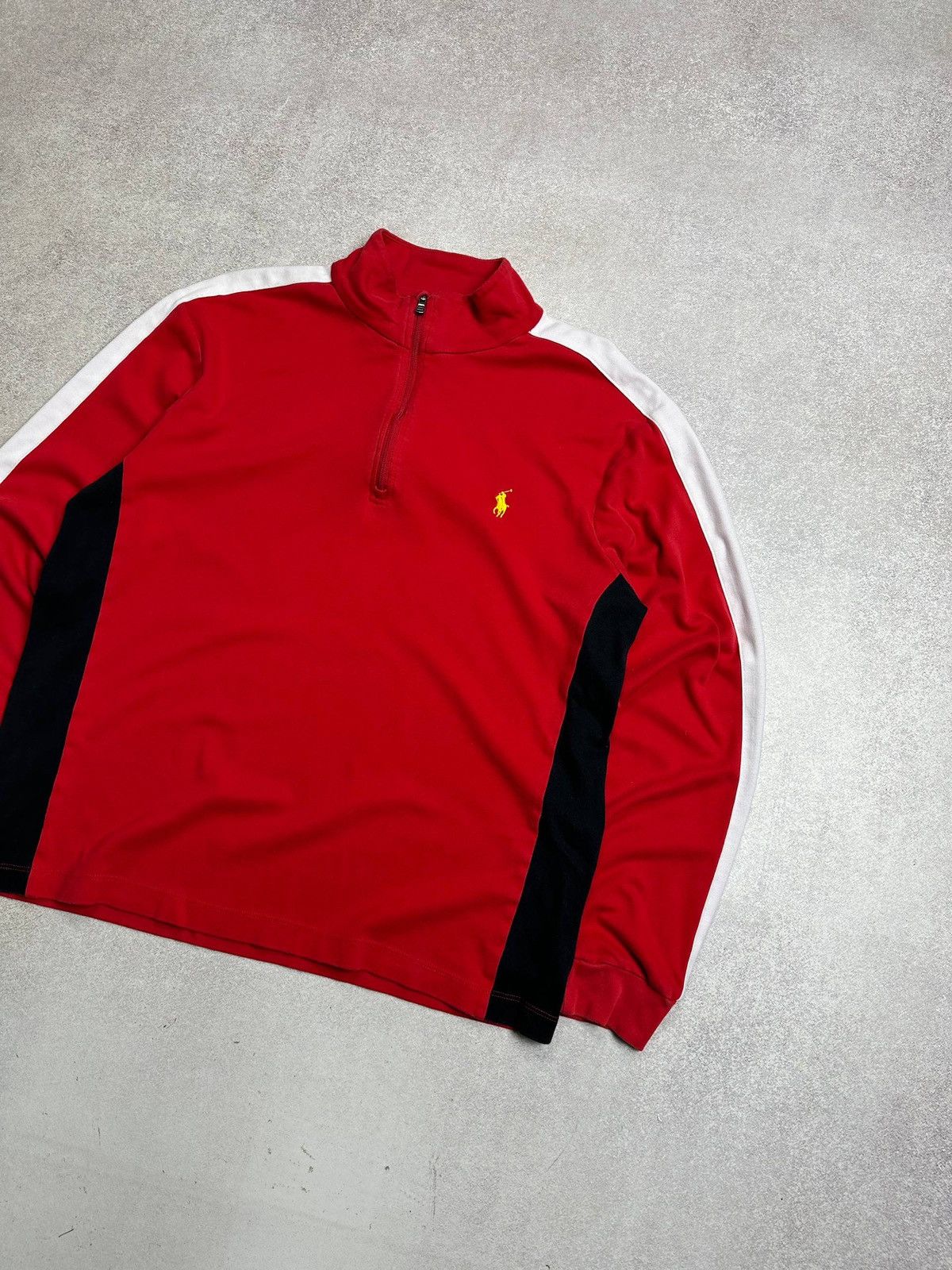 Polo Ralph Lauren Vintage Polo Ralph Lauren Quarter Zip Sweatshirt Mens M Size US M / EU 48-50 / 2 - 2 Thumbnail