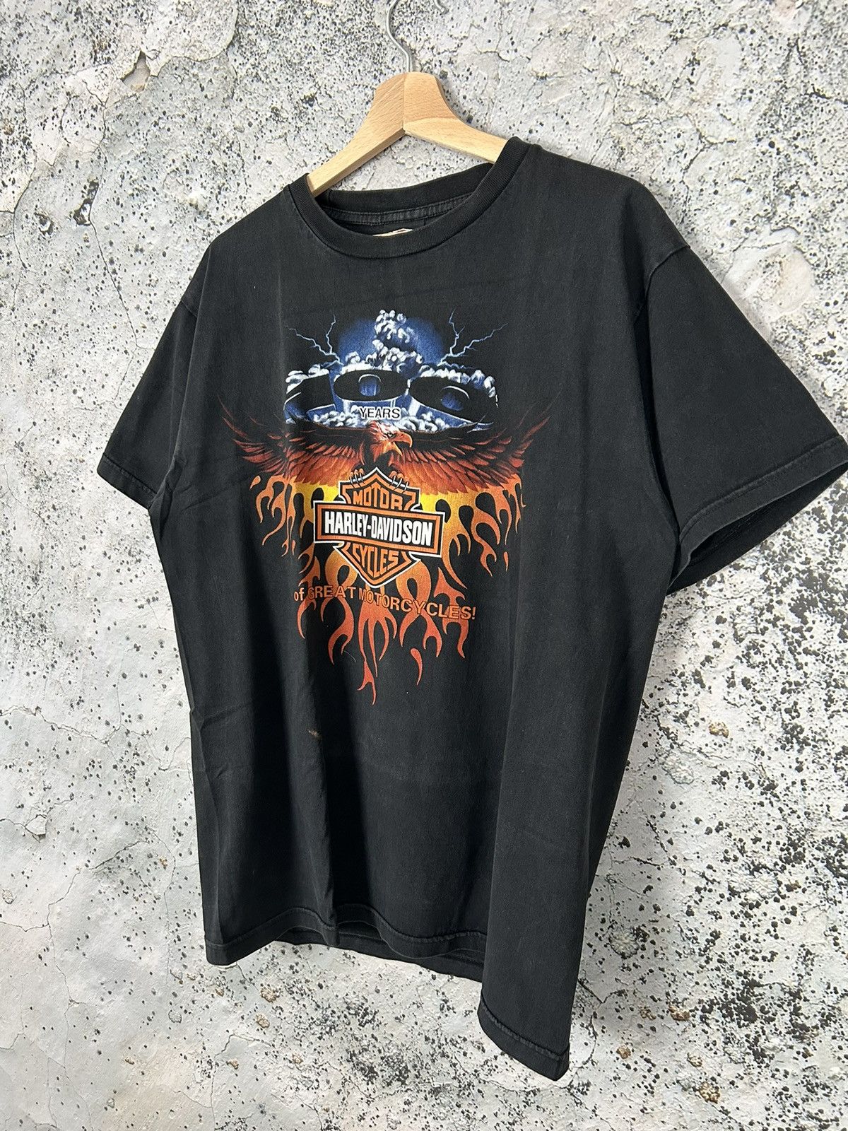 Harley Davidson Vintage Harley Davidson 90s 100 years Motorcycles Tee Size US L / EU 52-54 / 3 - 2 Thumbnail