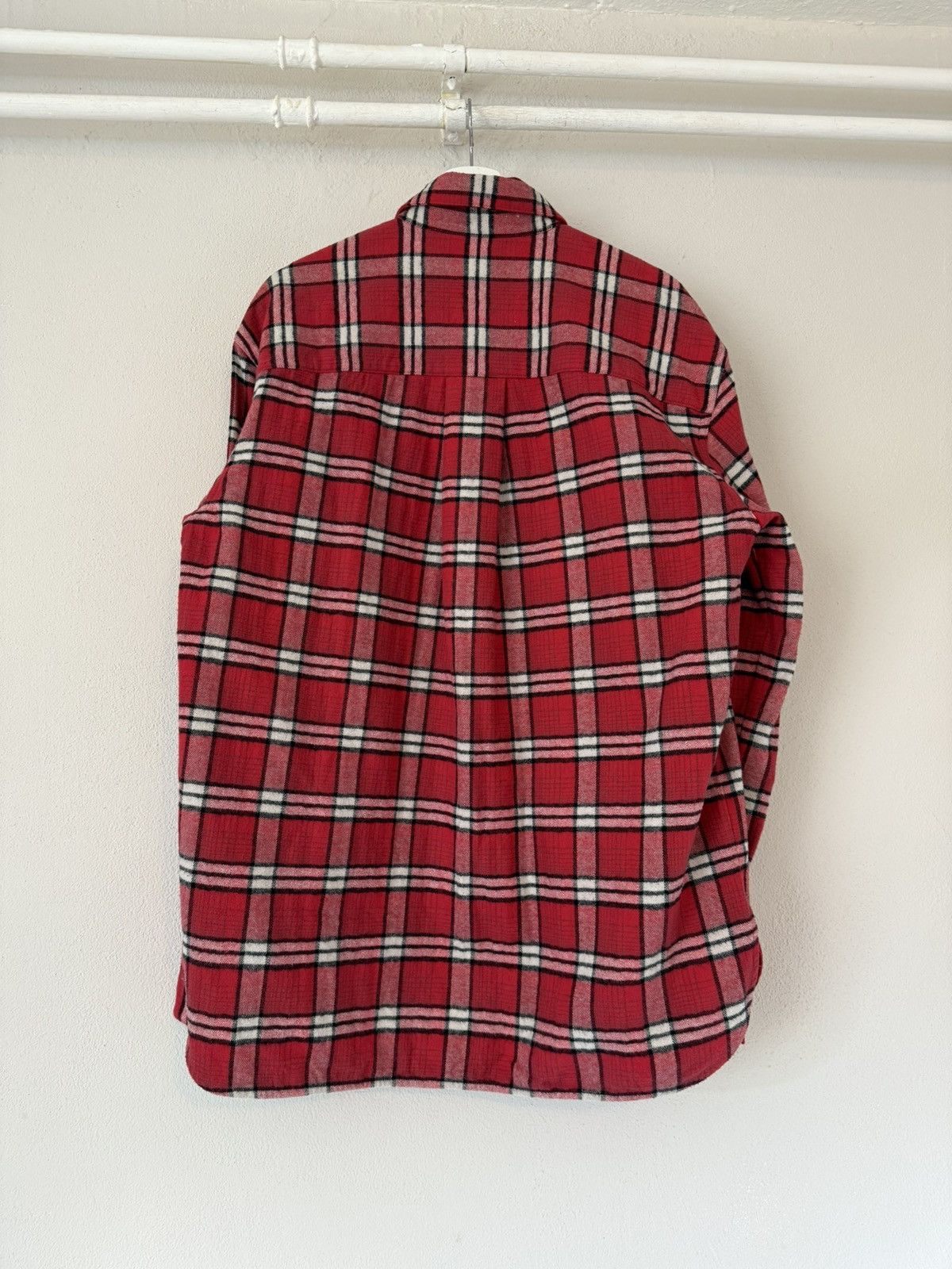 Marni Marni Red Plaid Brushed Cotton Overshirt Size US L / EU 52-54 / 3 - 6 Thumbnail