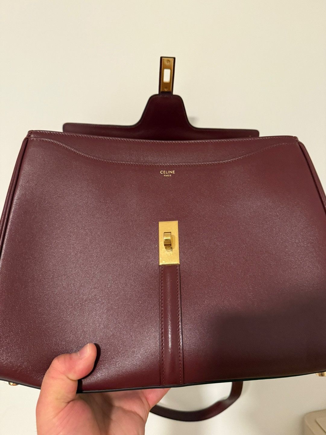 Celine Celine sac 16 large in burgundy Size ONE SIZE - 5 Thumbnail