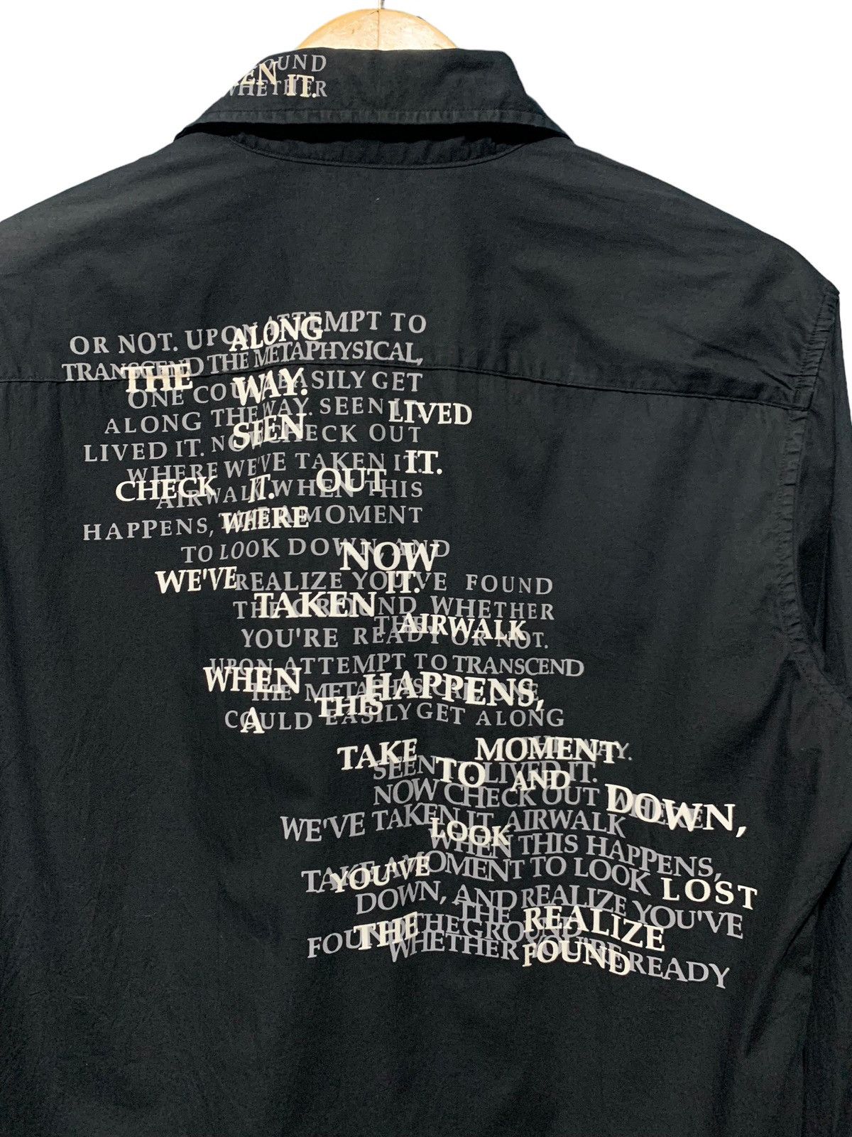 Yohji Yamamoto Y2k Airwalk poem shirt Yohji style Size US M / EU 48-50 / 2 - 10 Thumbnail
