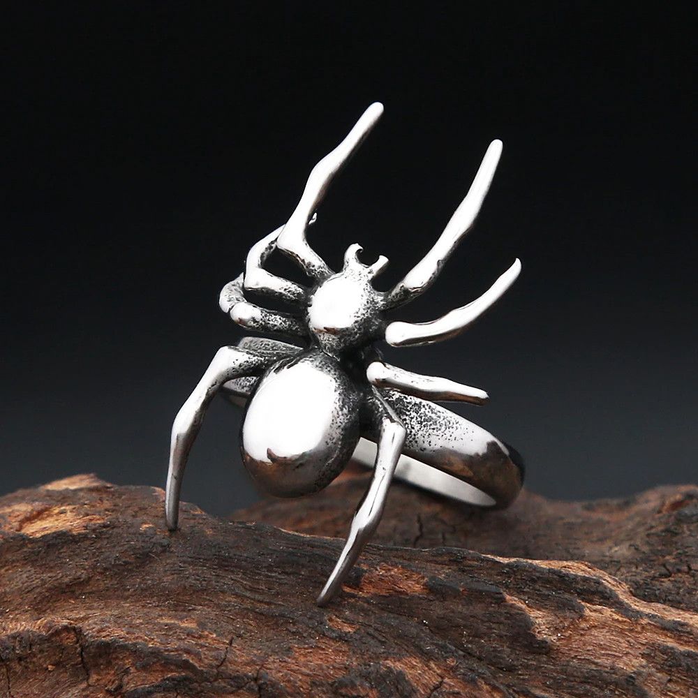Jewelry Gothic Punk Spider Ring Jewelry Streetwear Fashion Gift Size ONE SIZE - 4 Thumbnail