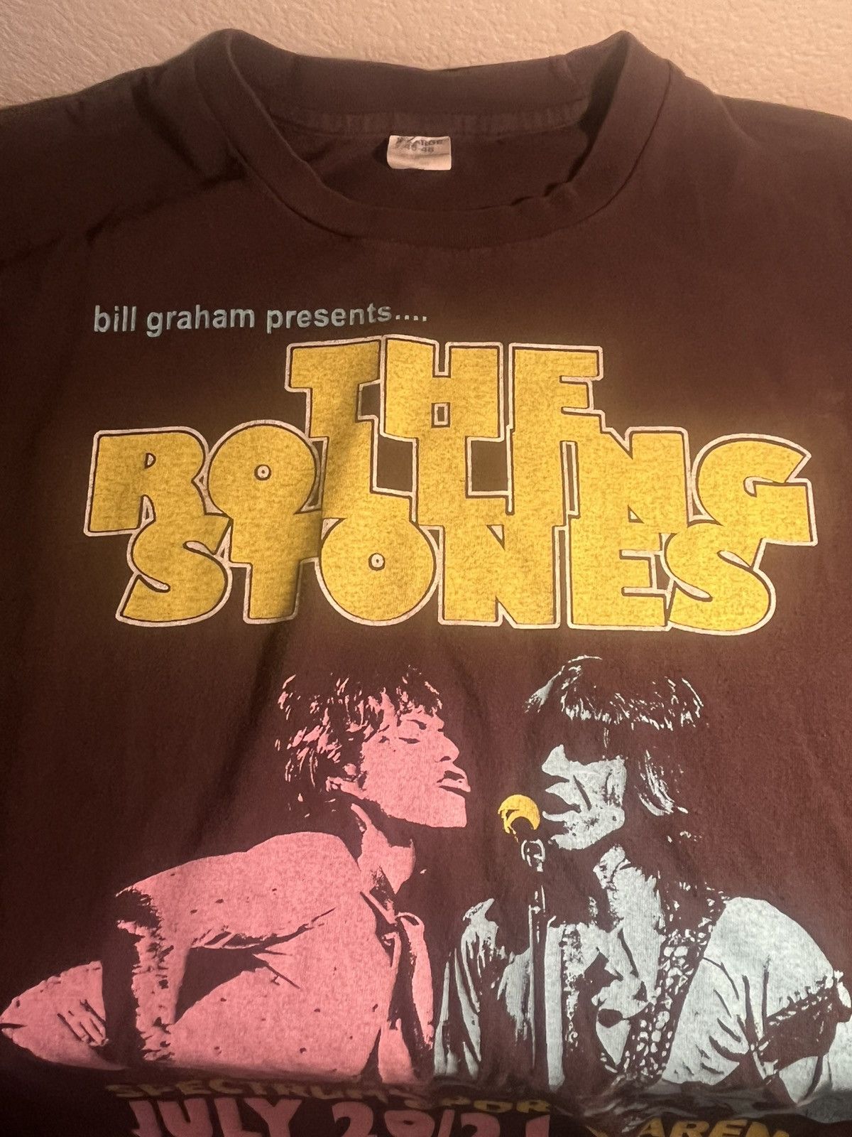 Other Vintage (RARE) 1970s single stitch Rolling Stones concert t Size US M / EU 48-50 / 2 - 1 Thumbnail