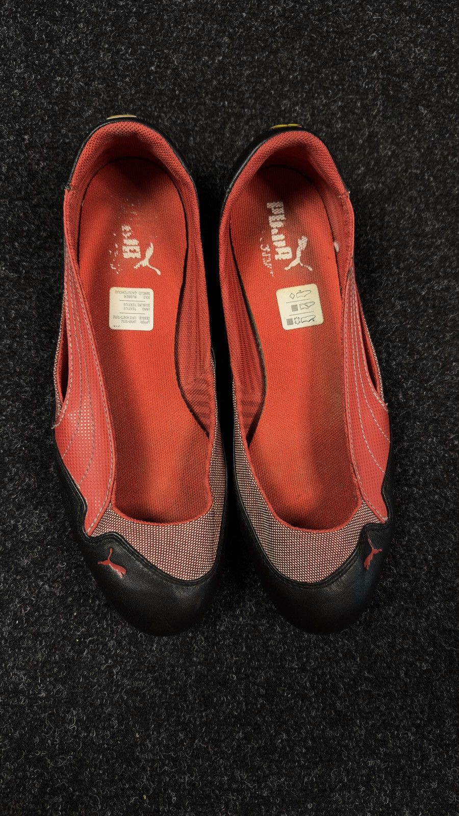 Ferrari × Puma Puma Ferrari Archive Black Red Ballet Flats Shoes Sneakers Size US 8 / IT 38 - 3 Thumbnail