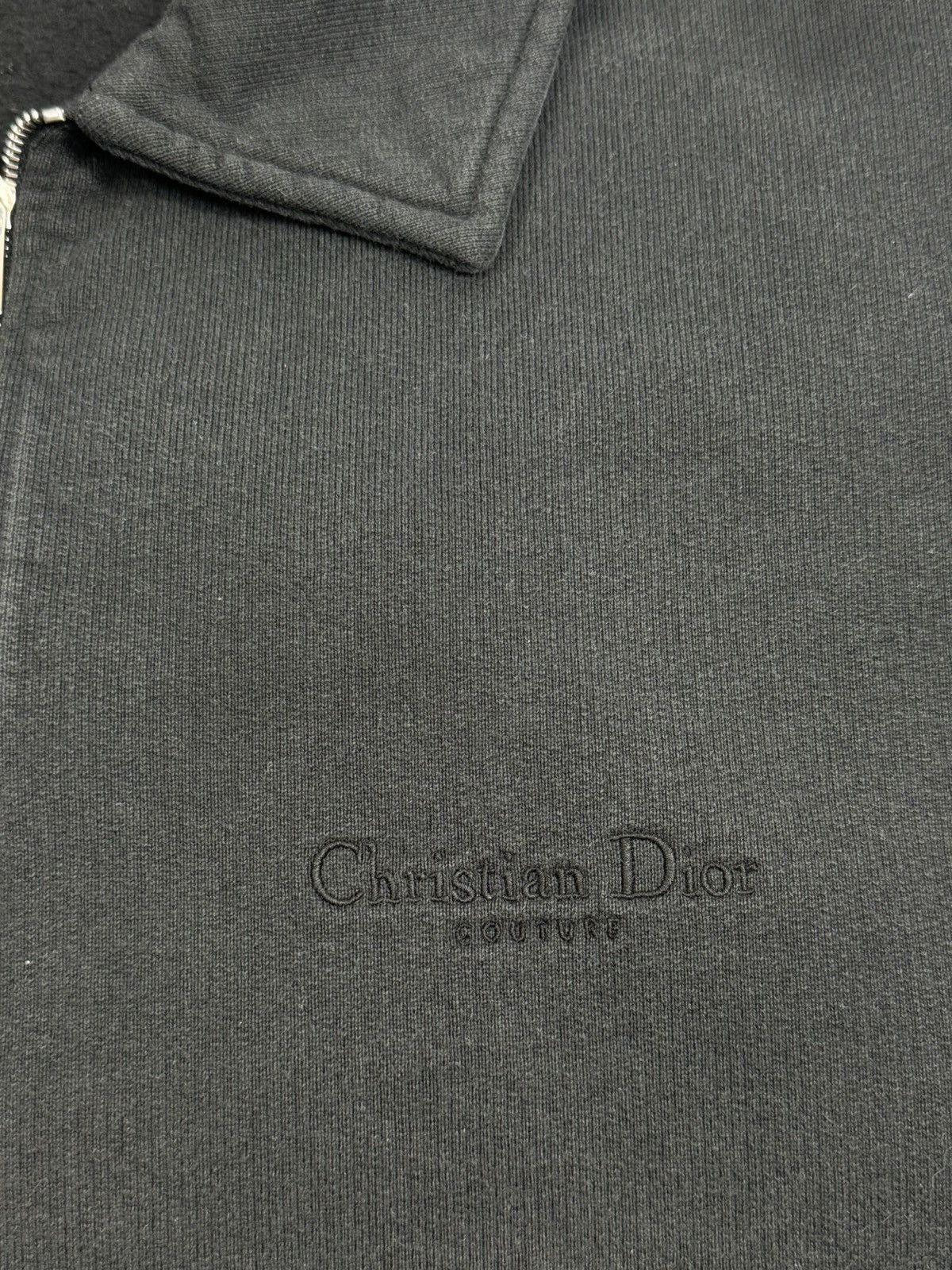 Dior LOGO EMBROIDERED HALF-ZIP UP POLO Size US XL / EU 56 / 4 - 3 Thumbnail