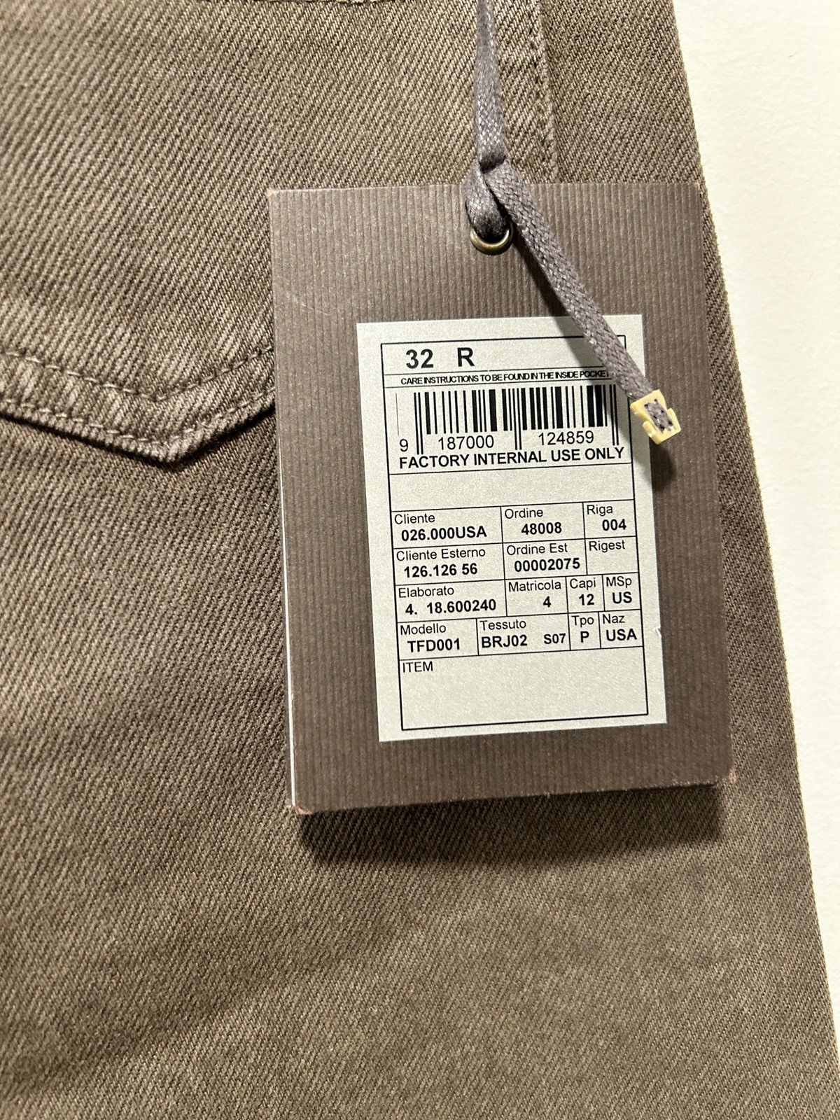 Tom Ford Tom Ford SLIM SELVAGE BULL DENIM JEANS size 32 TFD001 BRj02 Size US 32 / EU 48 - 8 Thumbnail