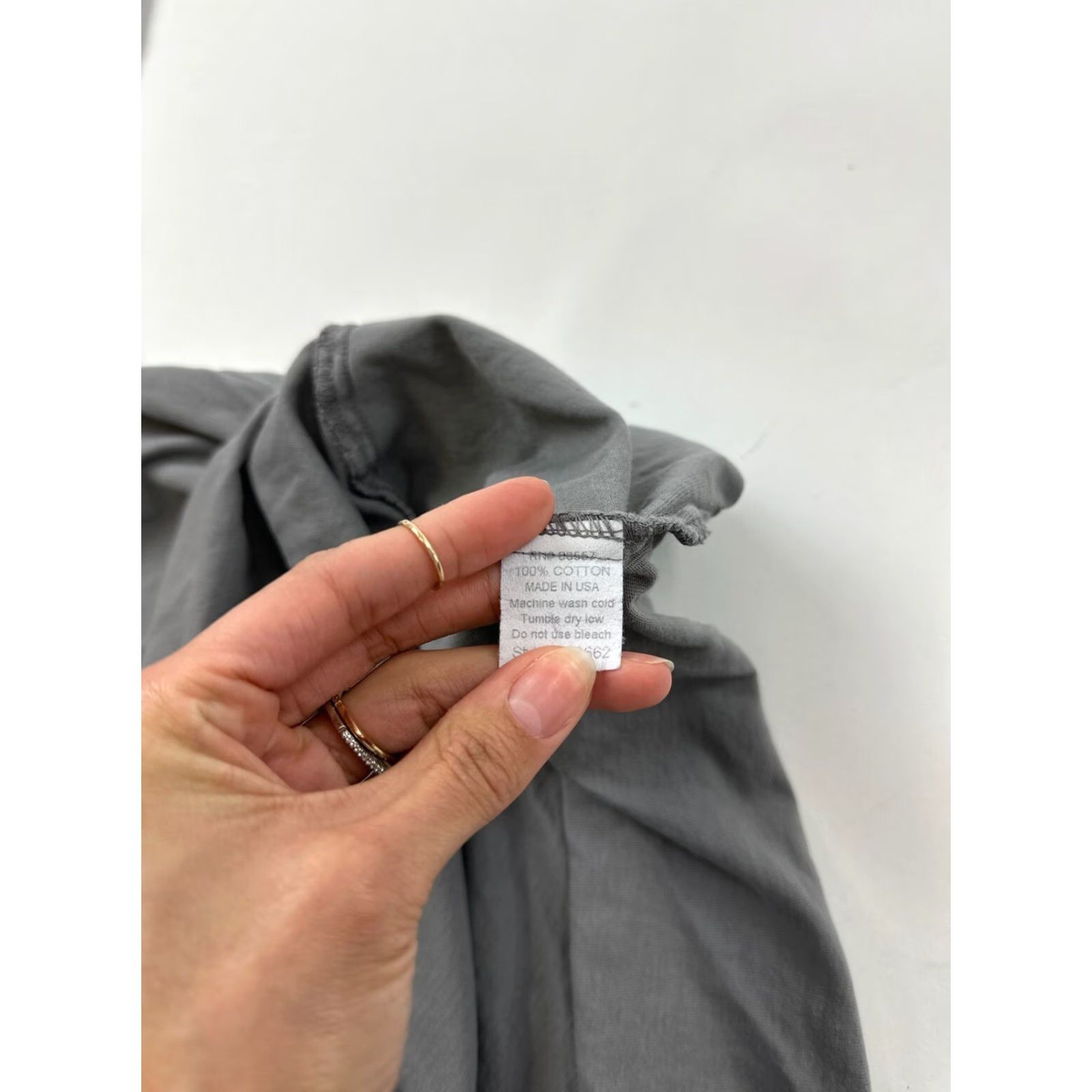 Vintage VINTAGE Fenini Shirt Women’s M Medium Grey Blouse Top Size M / US 6-8 / IT 42-44 - 4 Thumbnail
