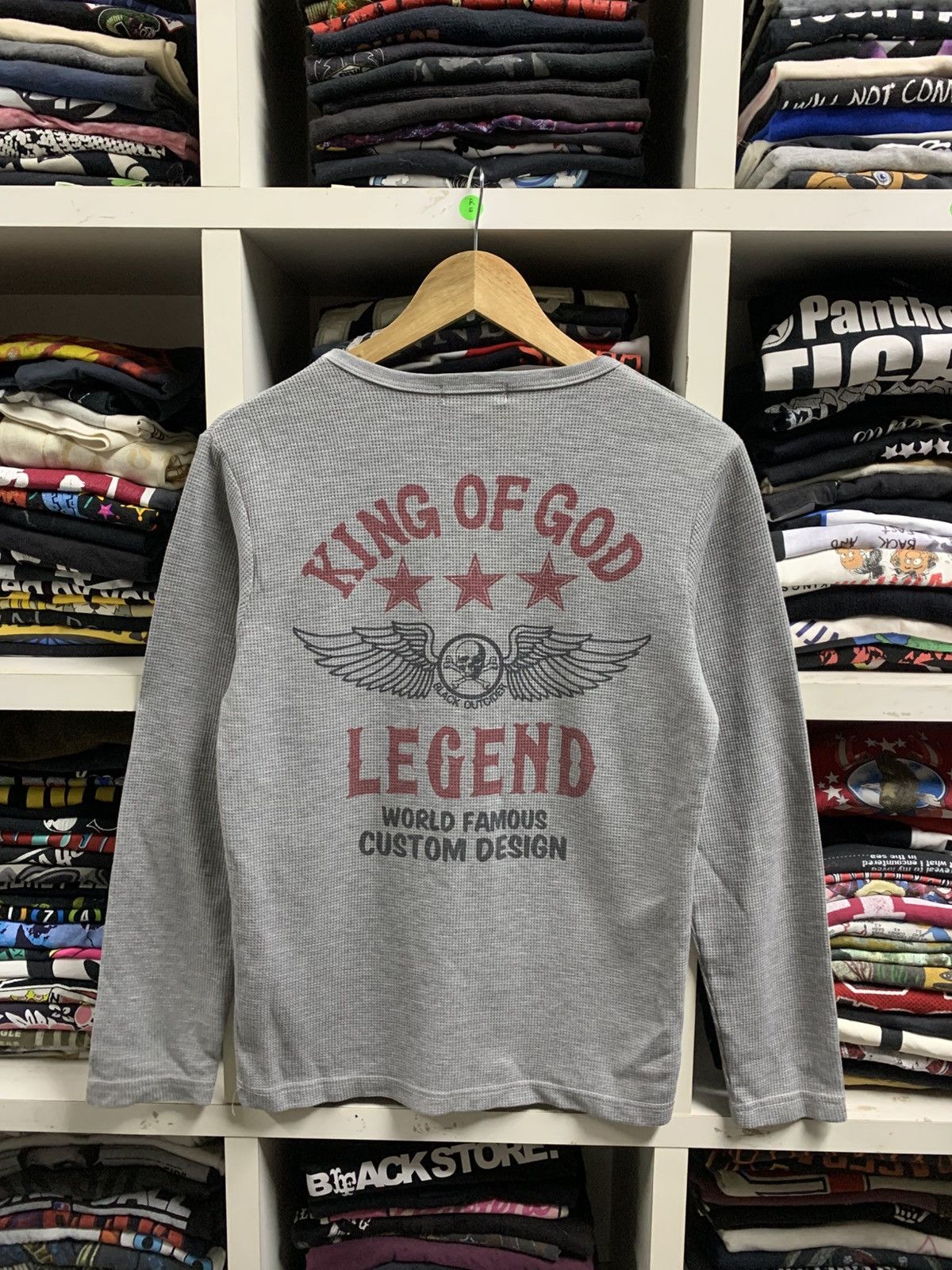 Japanese Brand × Vintage Vintage King Of God Shirt Size L / US 10 / IT 46 - 4 Thumbnail
