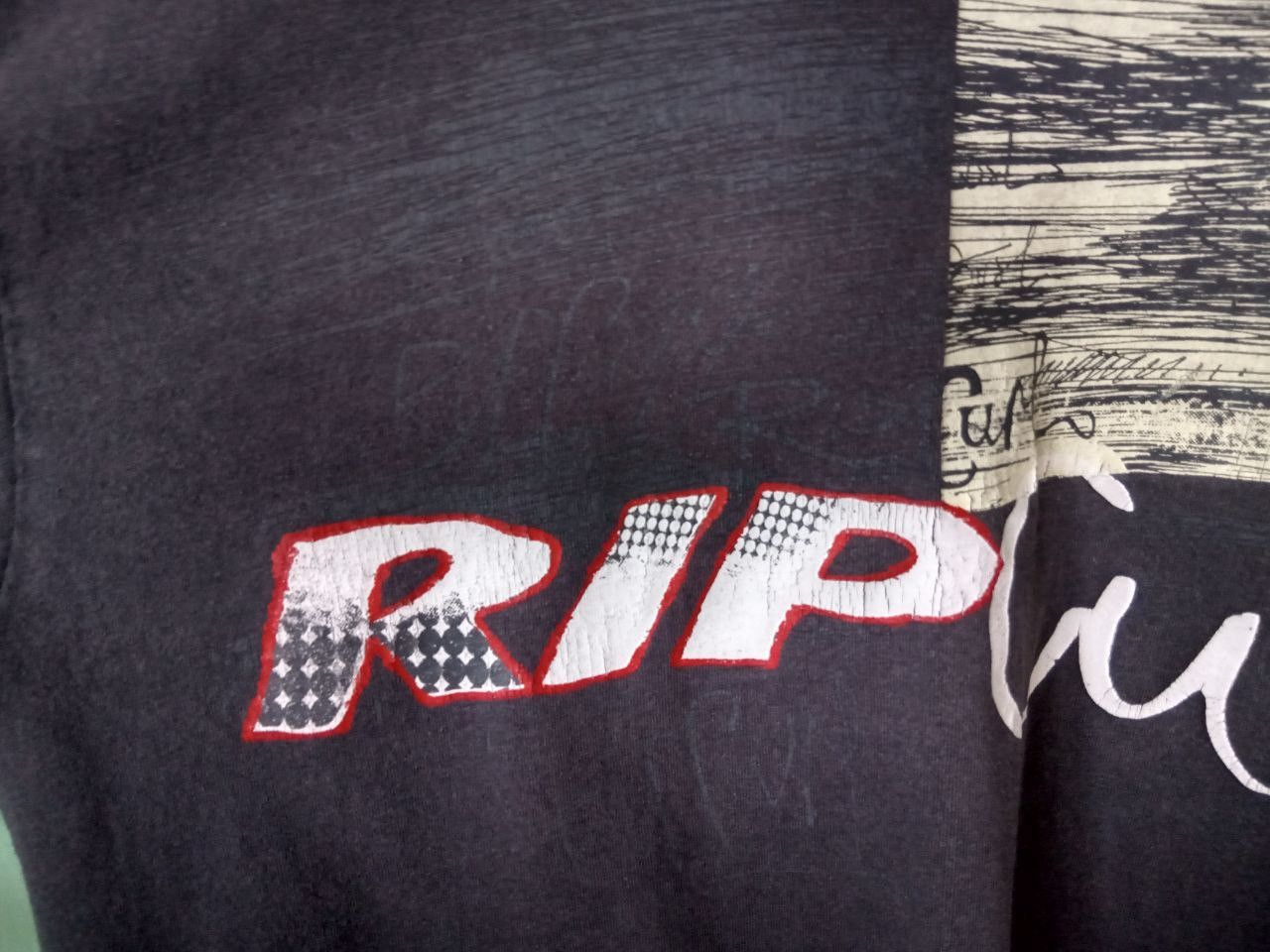 Ripcurl Rip Curl 1990s Vintage Faded Surfing Rare T-shirt Y2K Size US XL / EU 56 / 4 - 4 Thumbnail