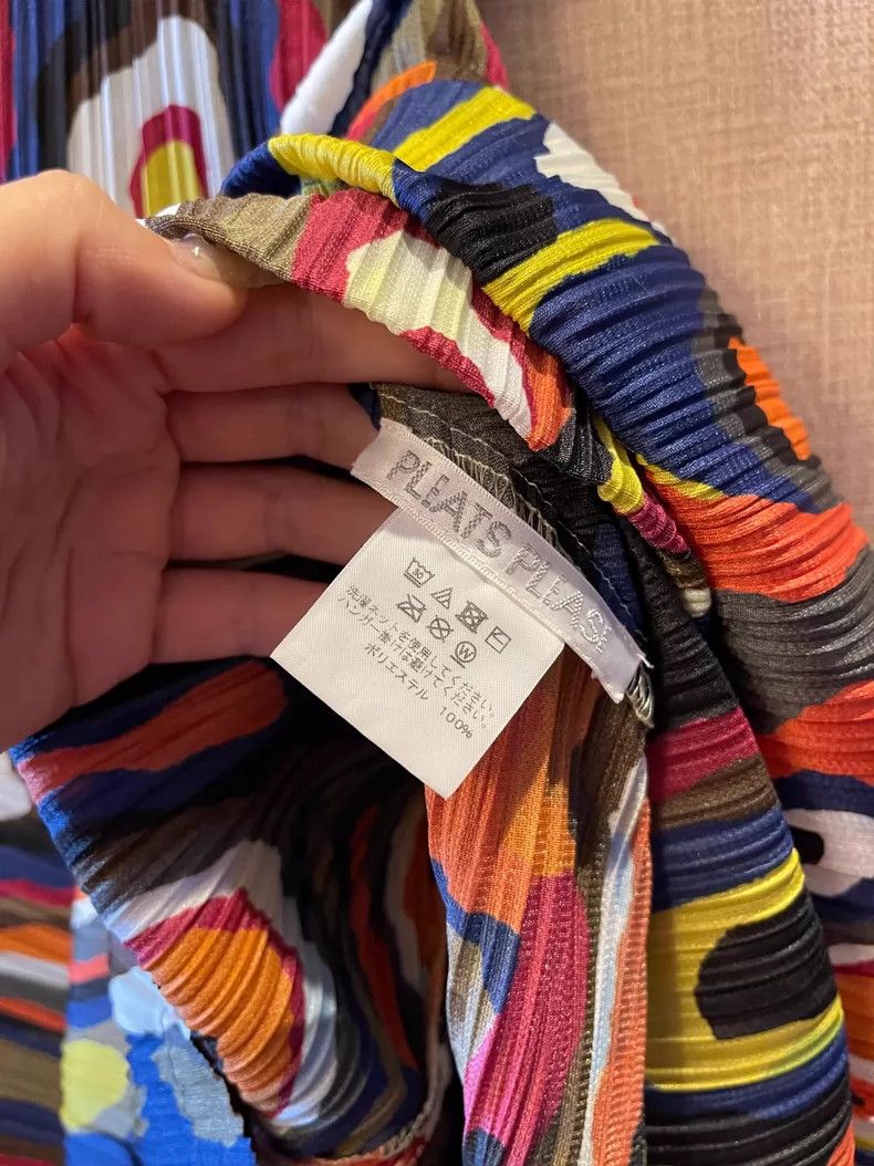Issey Miyake Issey Miyake size:1 Colorful annual ring dress Size S / US 4 / IT 40 - 3 Thumbnail